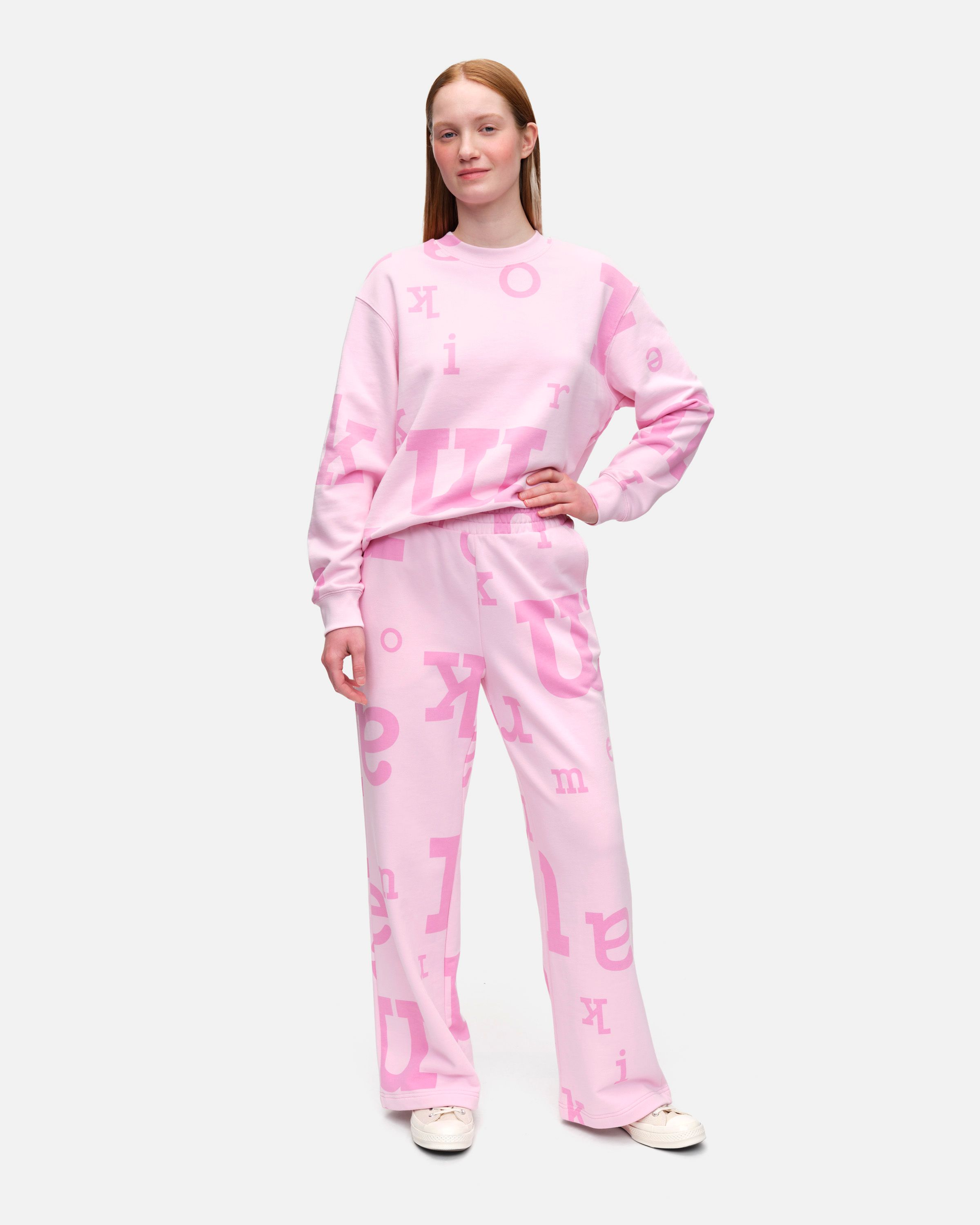Varjo Marimerkki Sweatpants pink, pink | Marimekko