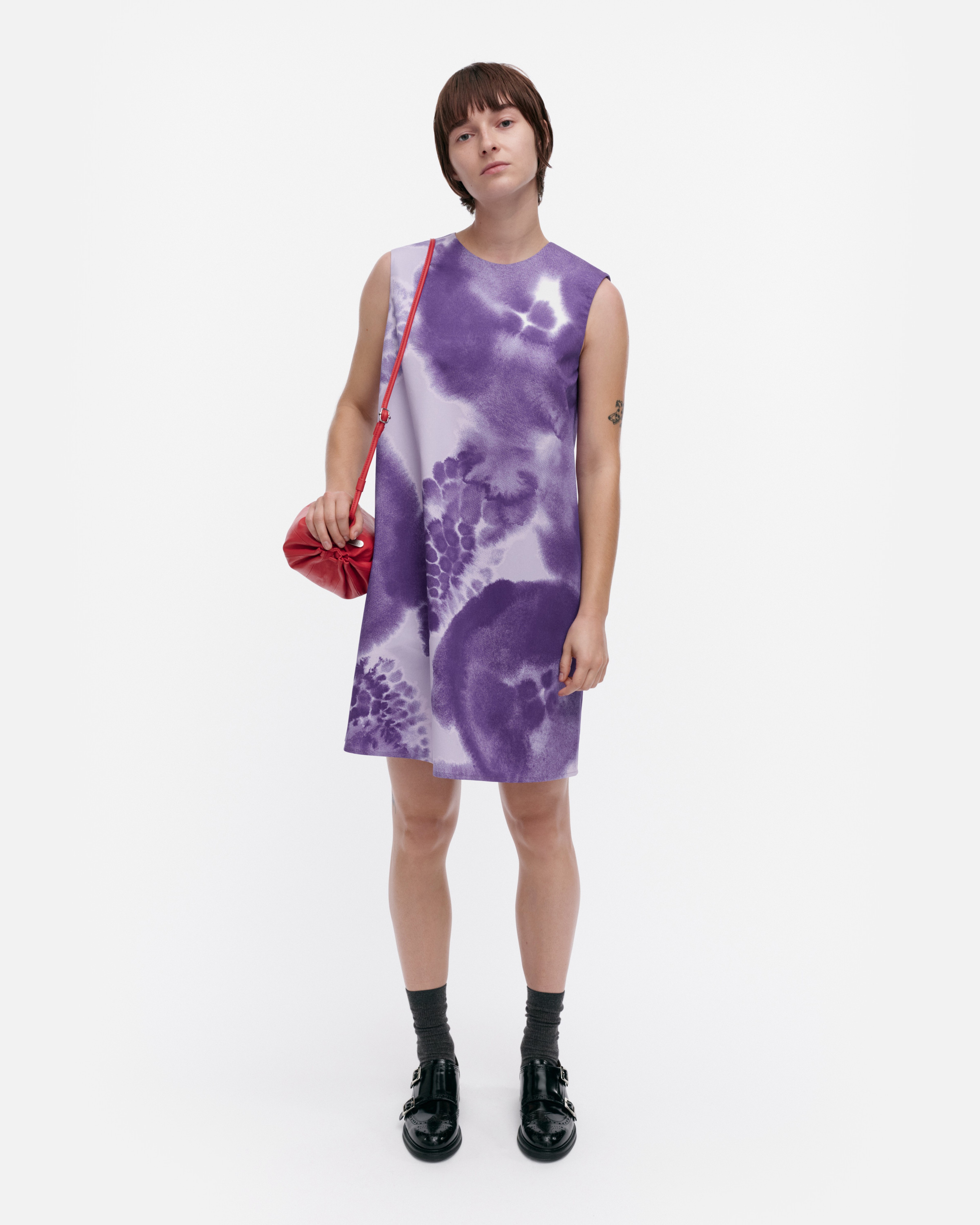 Siluetti Kehäkukka, Marimini dress, purple, lilac,