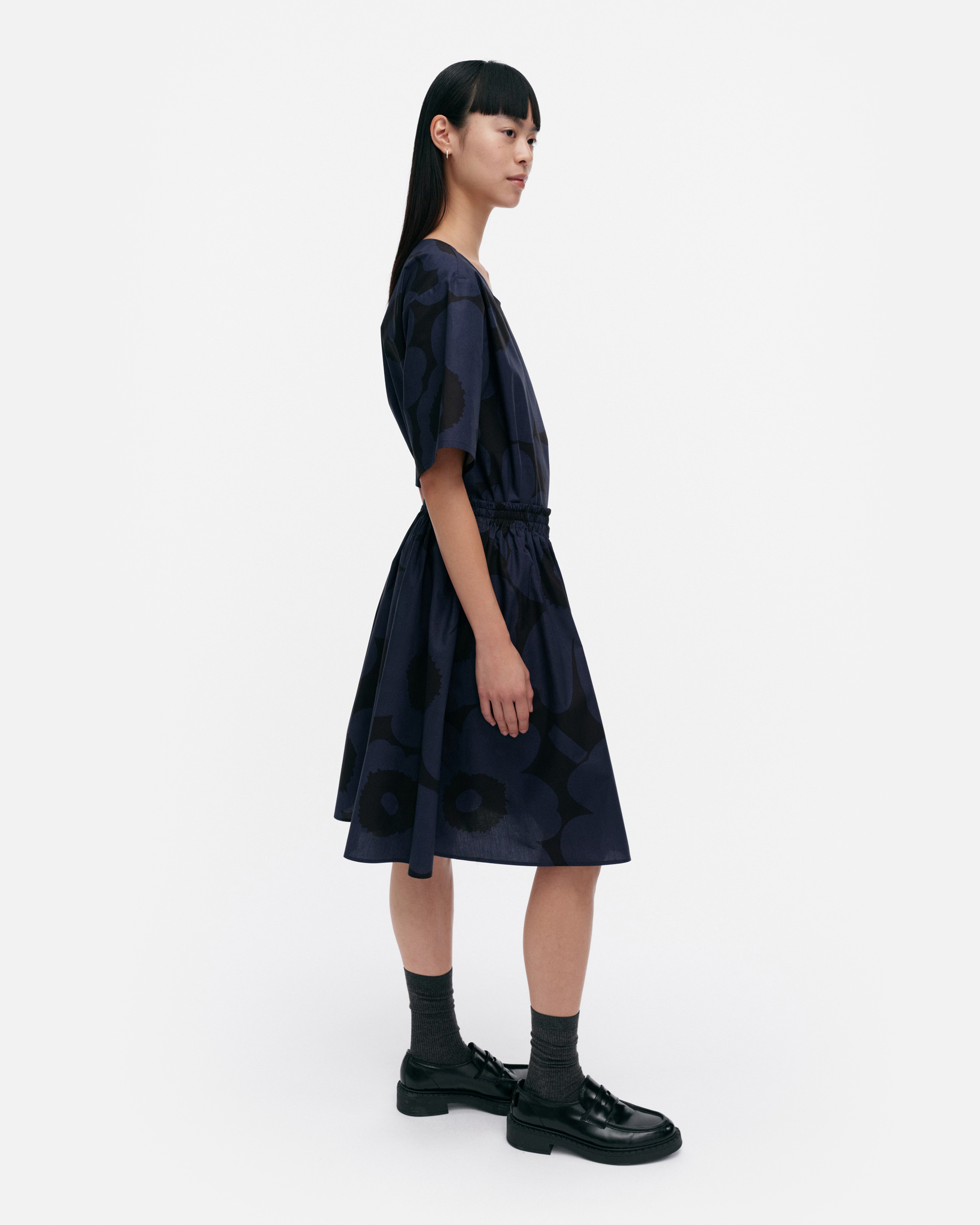 Poiminnot Unikko, Skirt, black, dark blue,