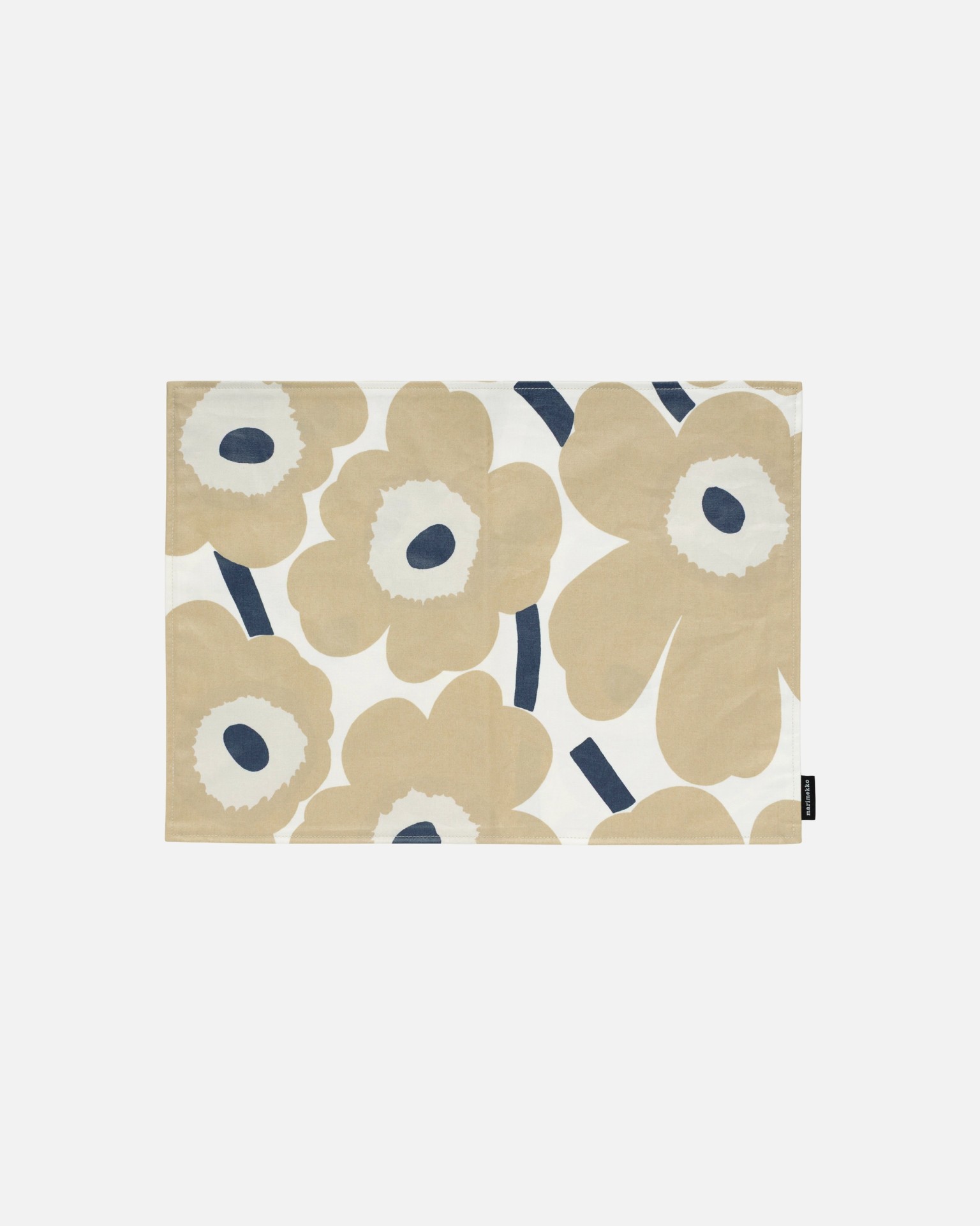 Pieni Unikko, Placemat, off white, beige, dark blue,