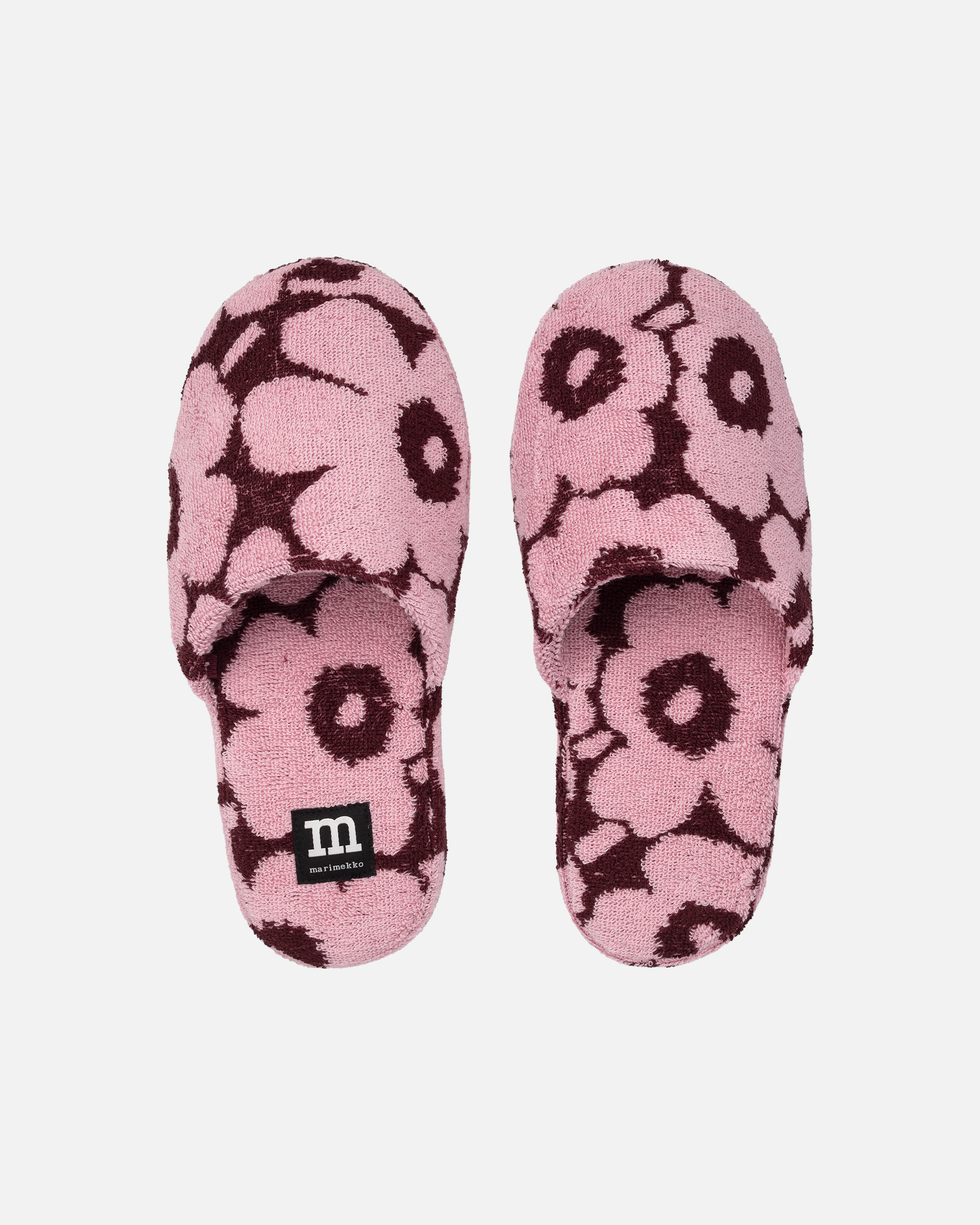 Mini Unikko, Tossut, luumu, vaaleanpunainen,