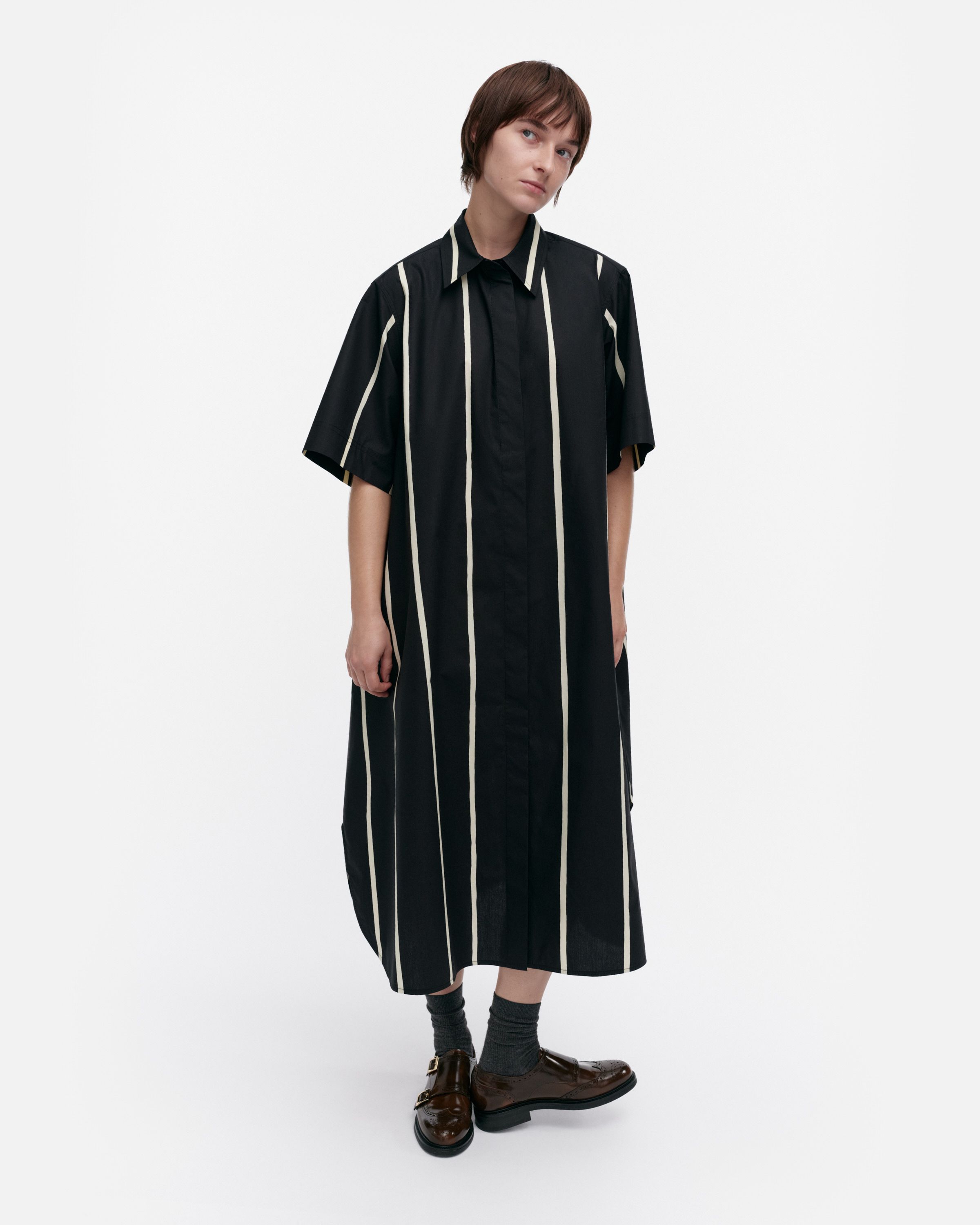 ☆ marimekko ☆ Paperi Puhveli 920 - シャツワンピース Paperi Puhveli Dress | Marimekko