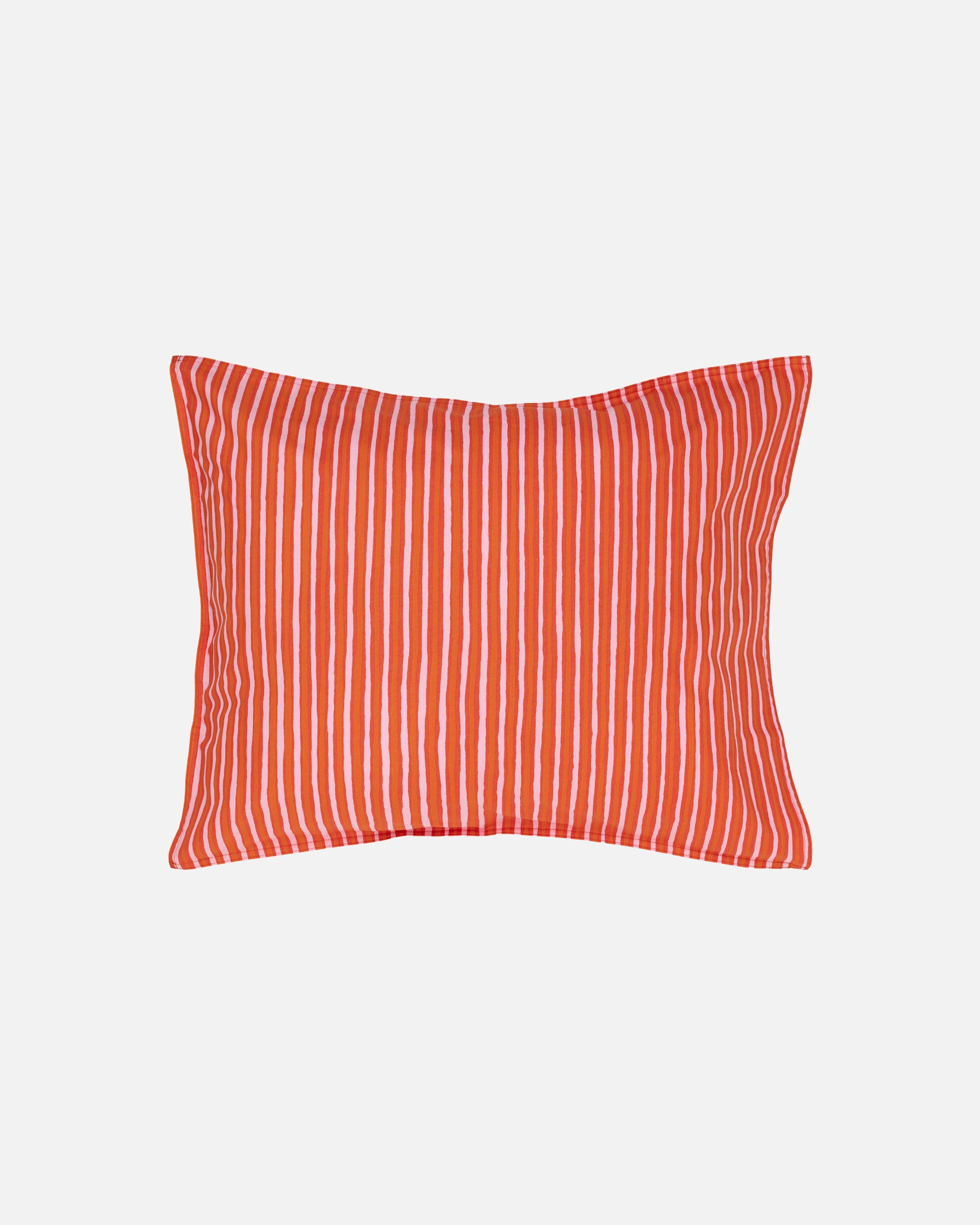 Piccolo, Kissenbezug 60 x 63 cm–65 x 65 cm, warmes orange, rosa,