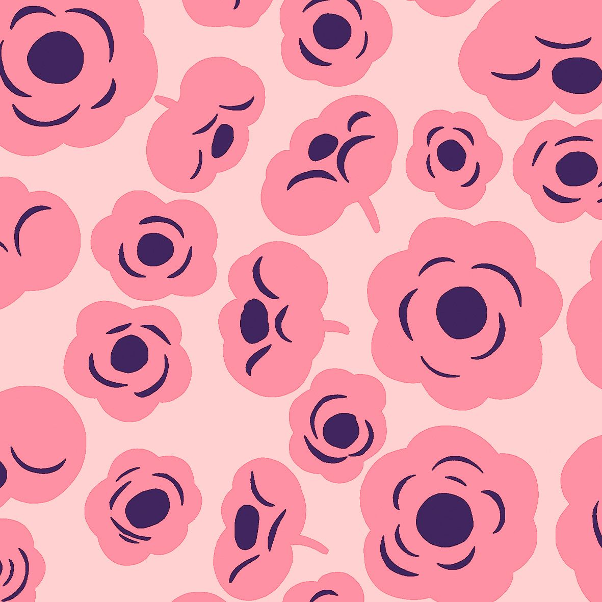 rose, light pink, purple