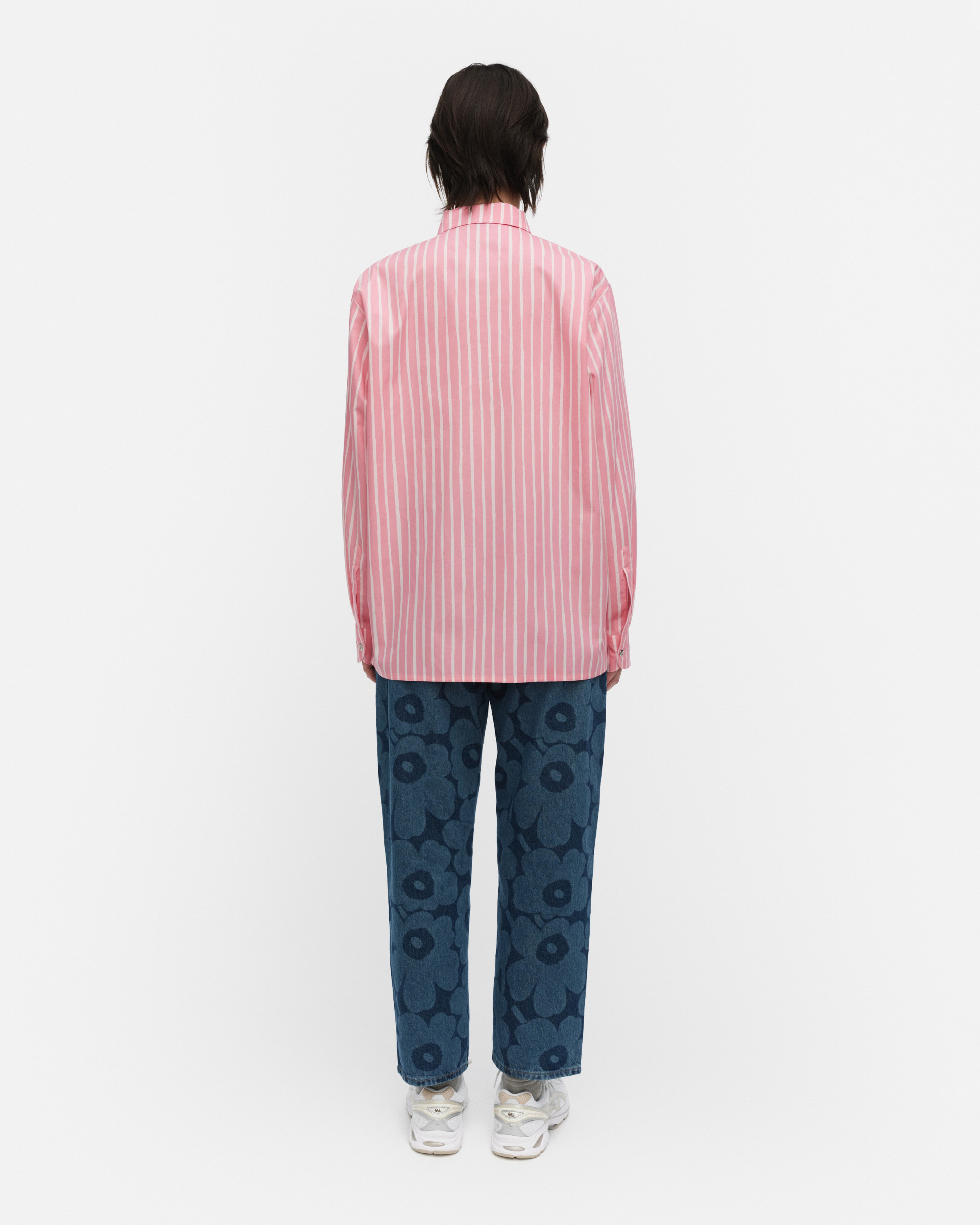 Jokapoika, Kioski cotton shirt, light pink, pink, white,