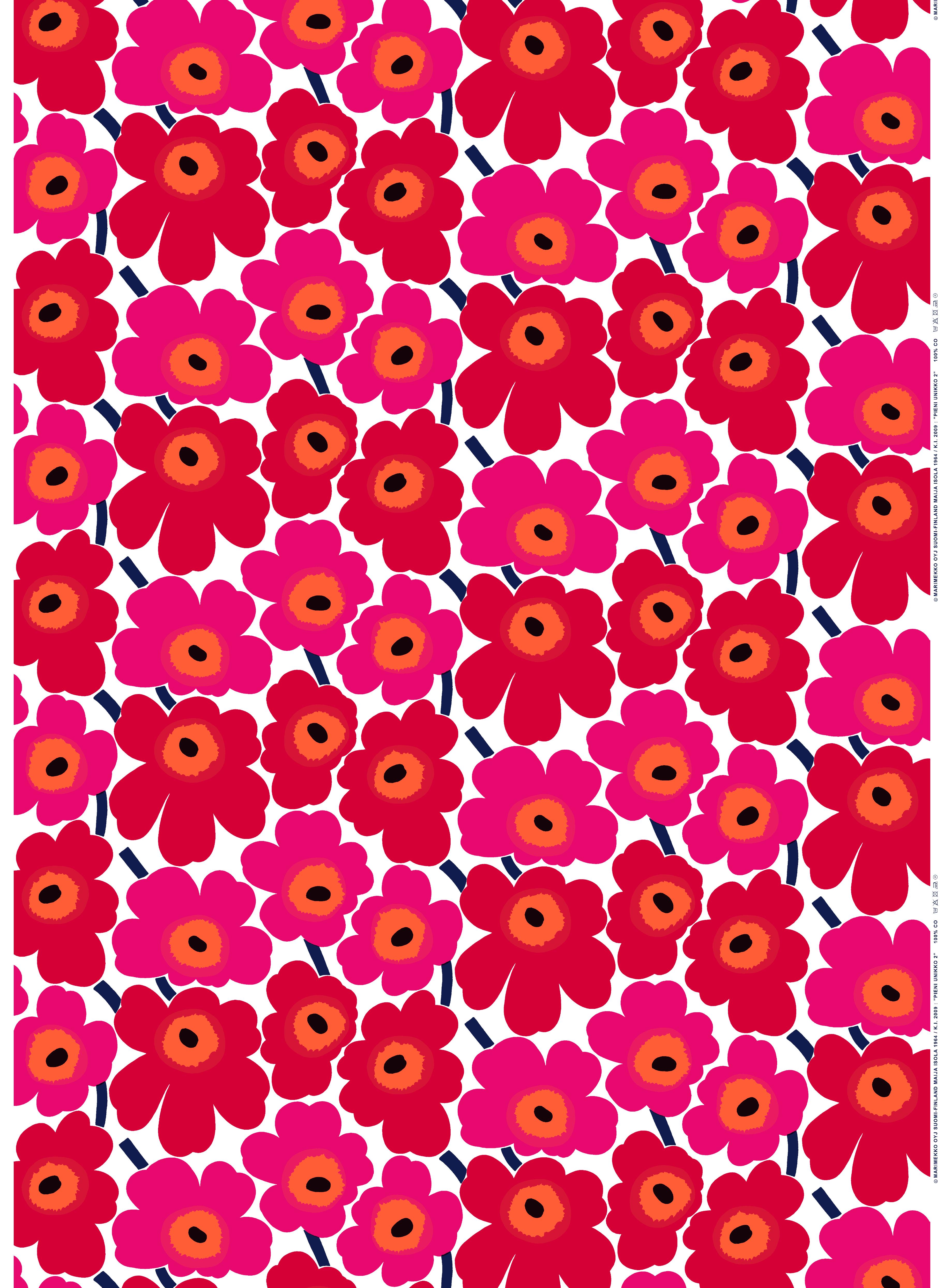 Pieni Unikko Cotton fabric