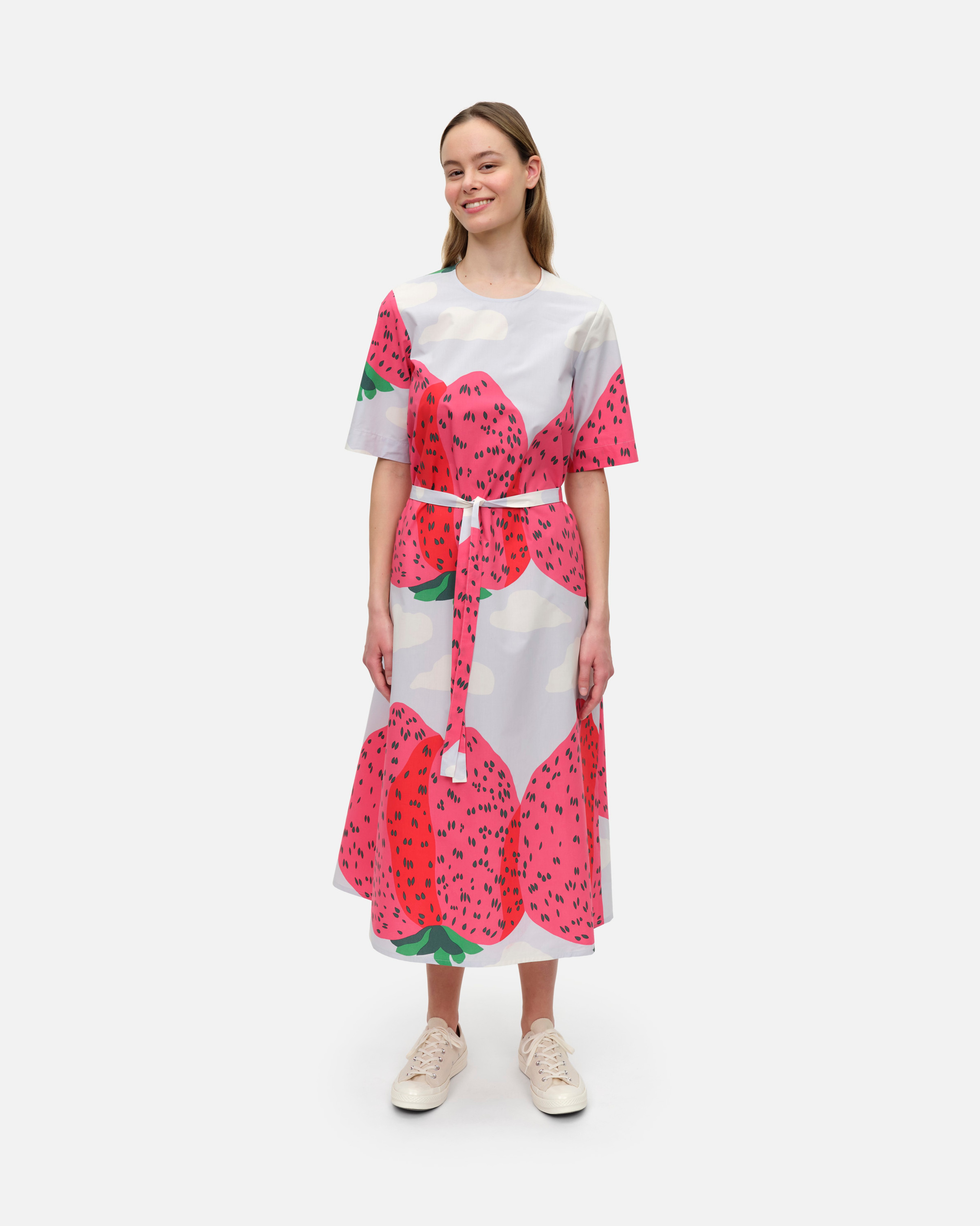 Kotelo Mansikkavuoret Cotton poplin dress