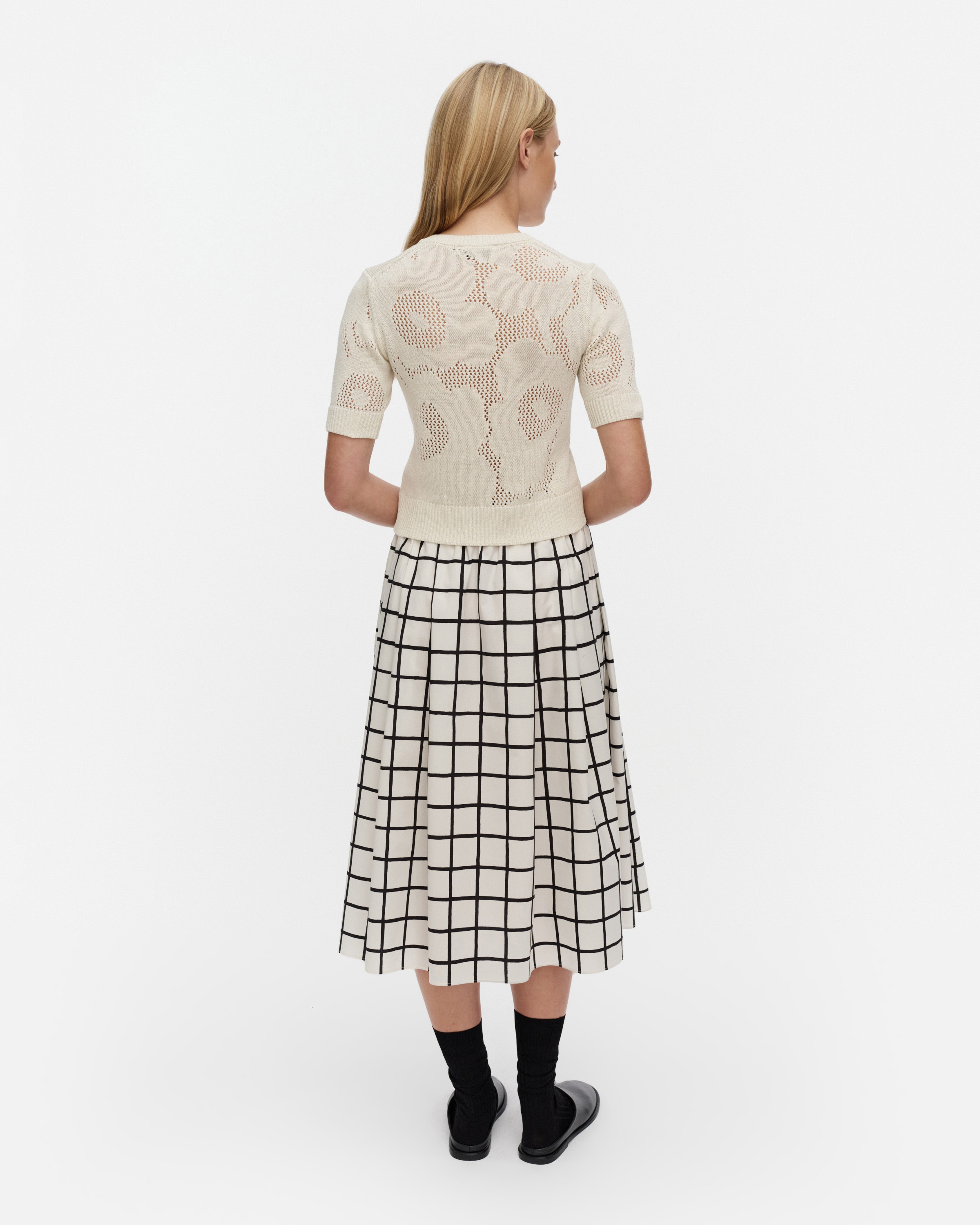 Leikki Unikko, Knitted pullover, off white,