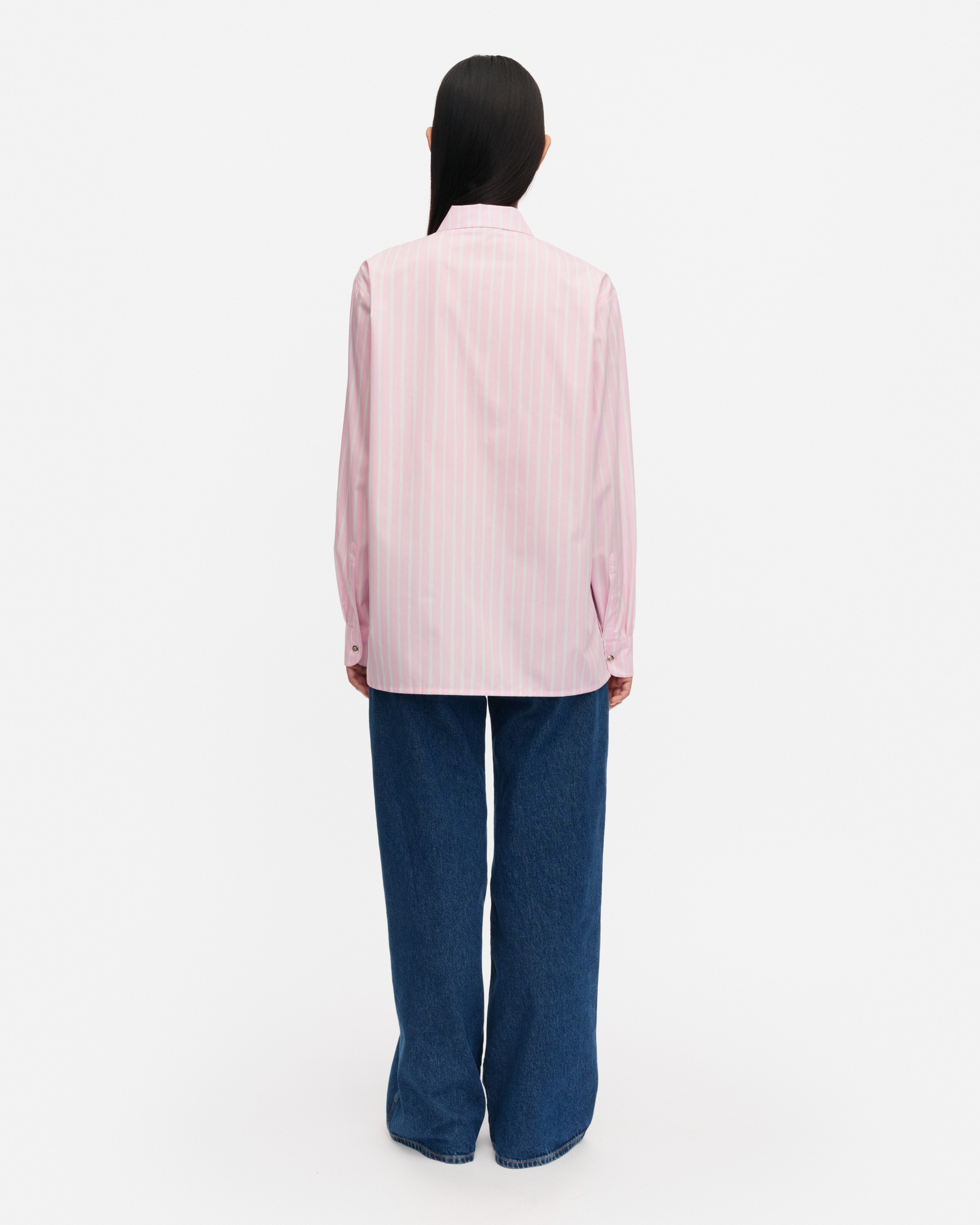 Jokapoika, Kioski cotton shirt, light pink, white,