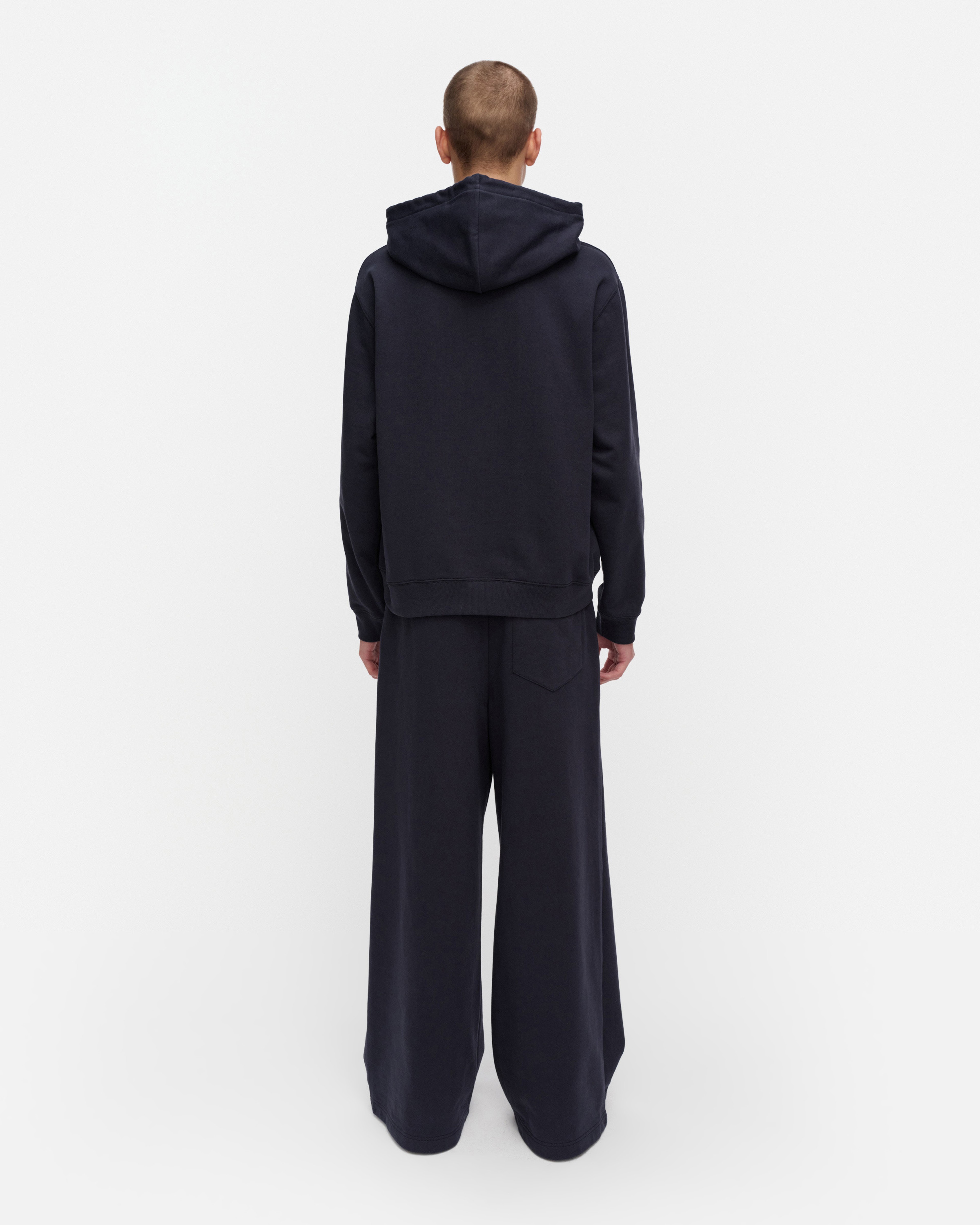 Skripti Logo Placement, Kioski hoodie, dark navy, off white,