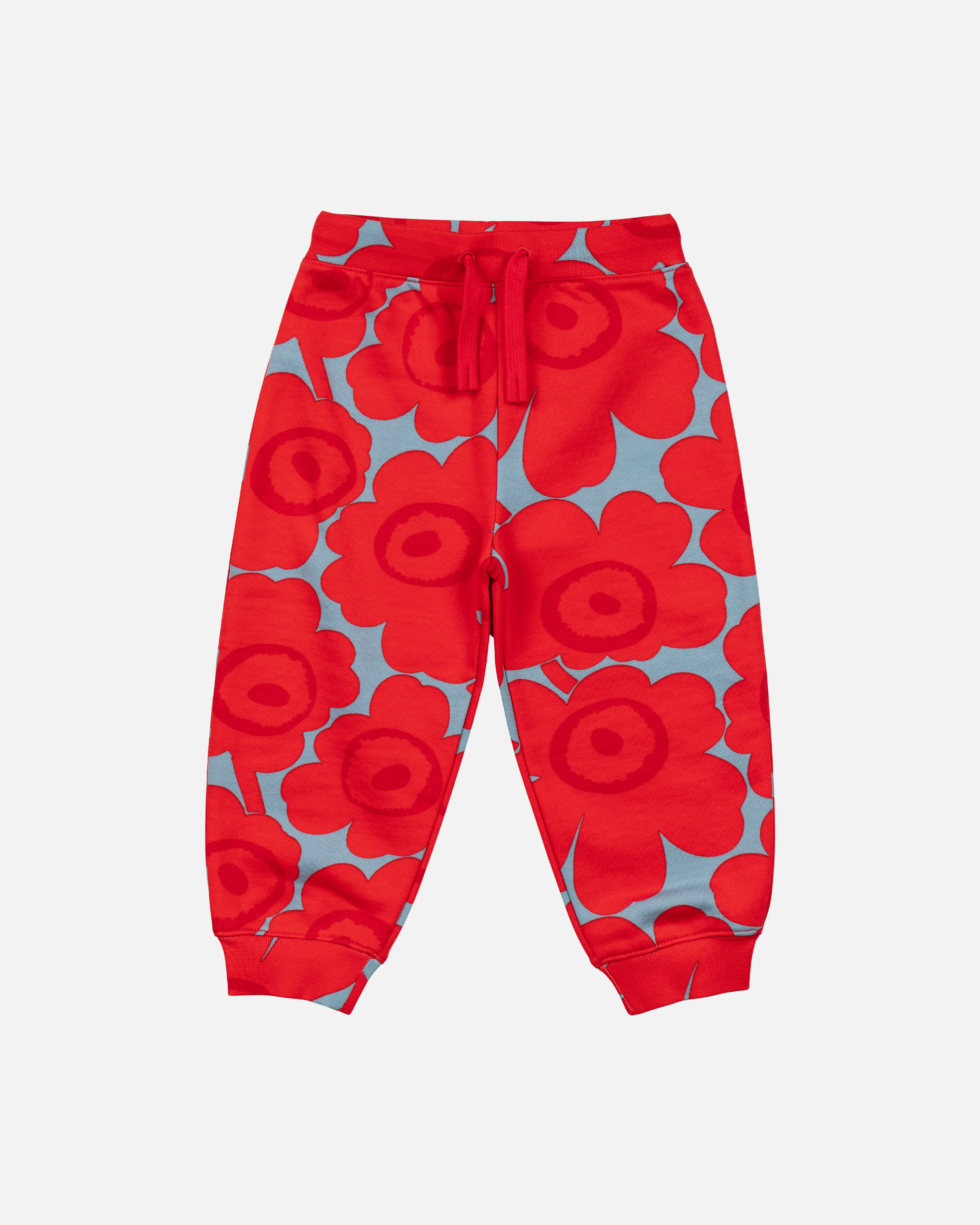 Laakeri Unikko I, Trousers, red, light blue,