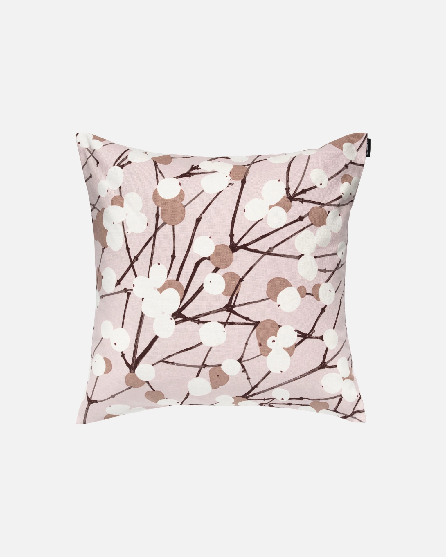 Lumimarja, Housse de coussin, lt. pink, brown, off white,