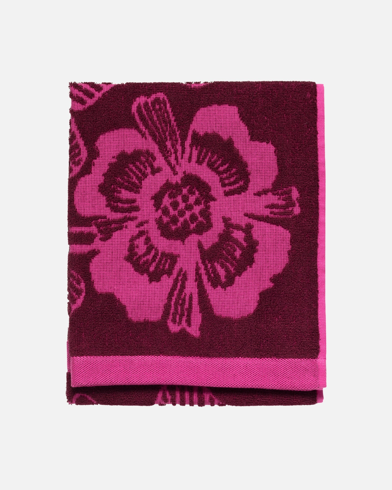 Tiara, Towel set 2 pcs, burgundy, pink,