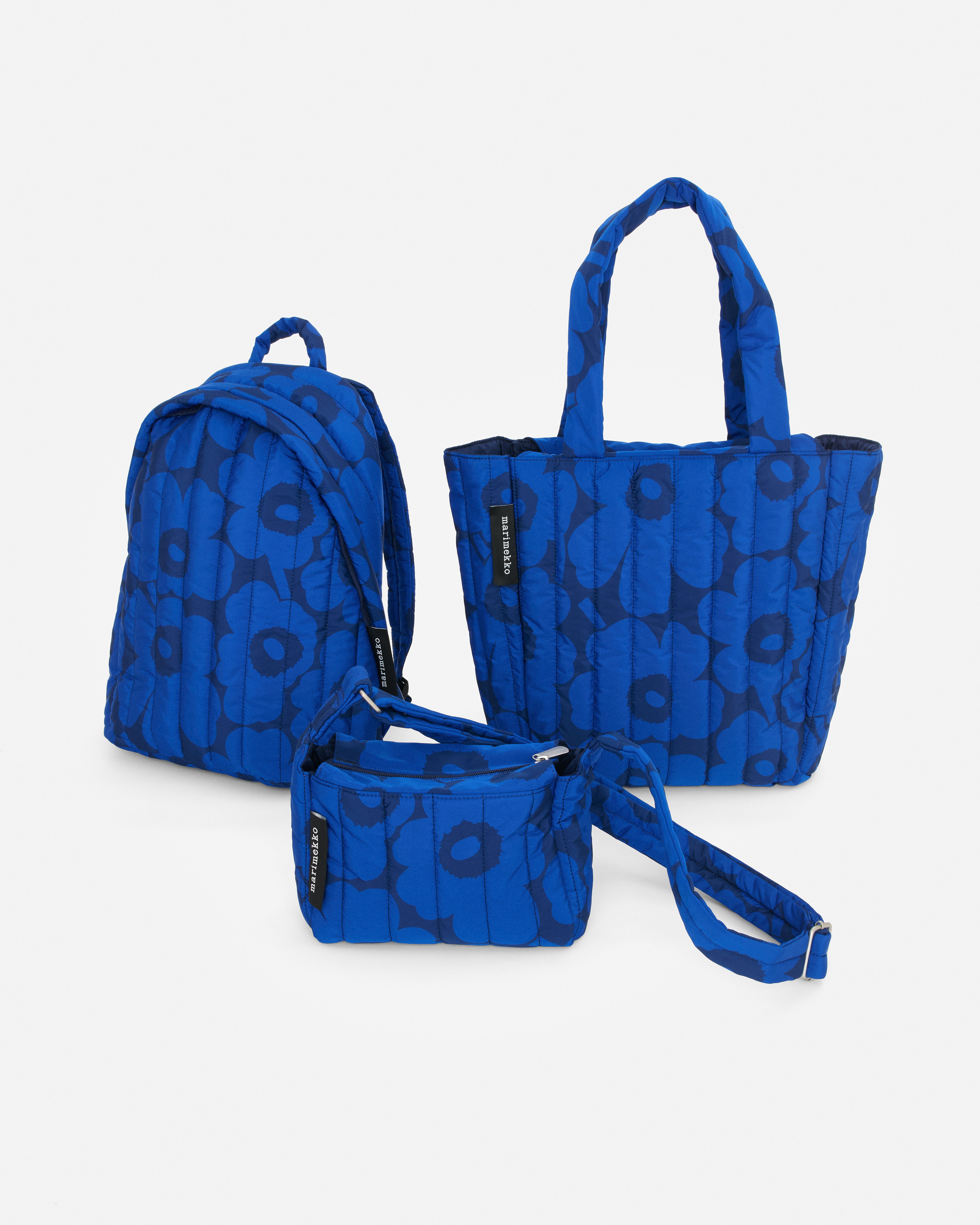 Joy Tote M Unikko Shoulder bag blue, dark blue | Marimekko