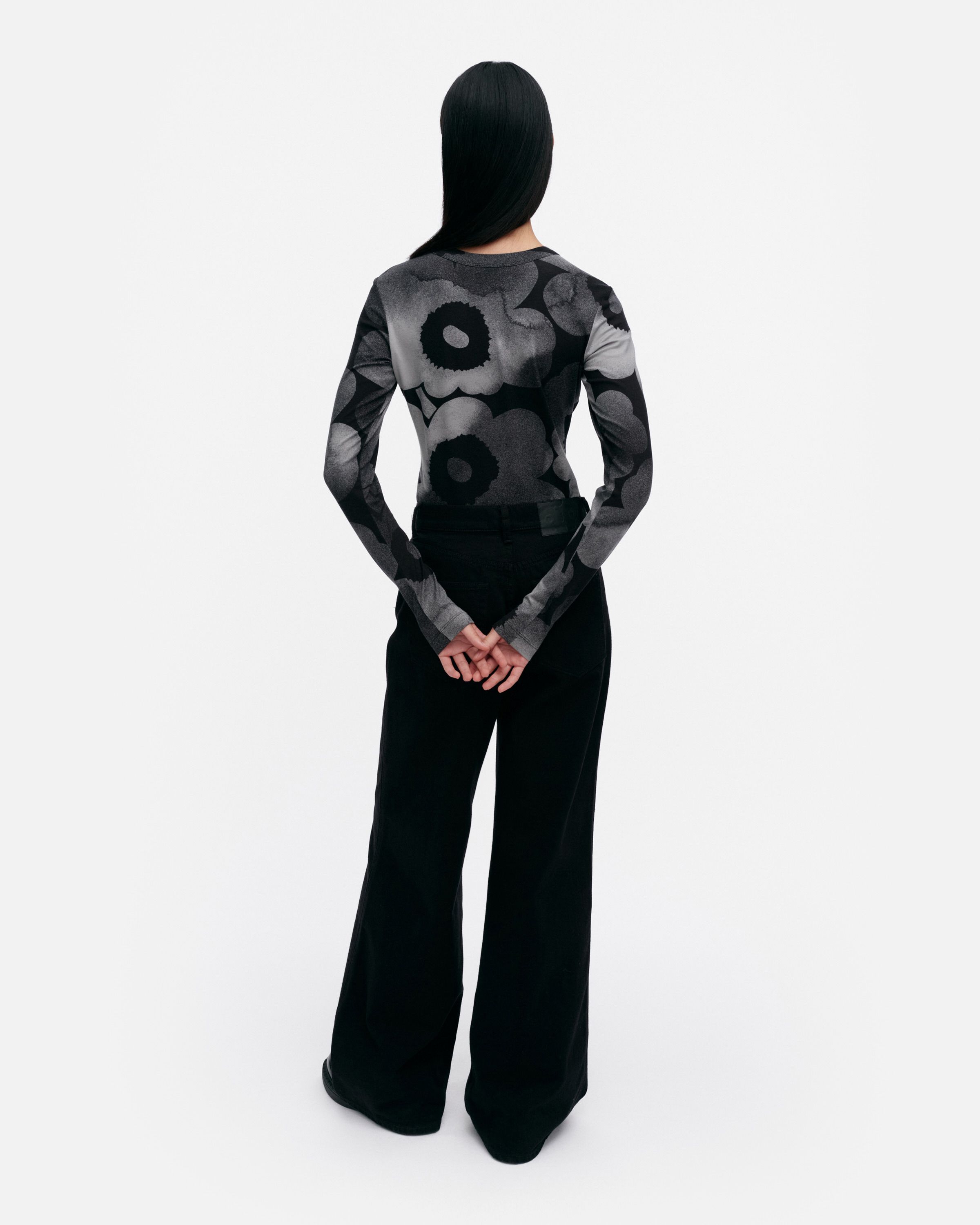 marimekko - Vieda Akvarelli Unikko カットソー Viedä Akvarelli Unikko Jersey top | Marimekko