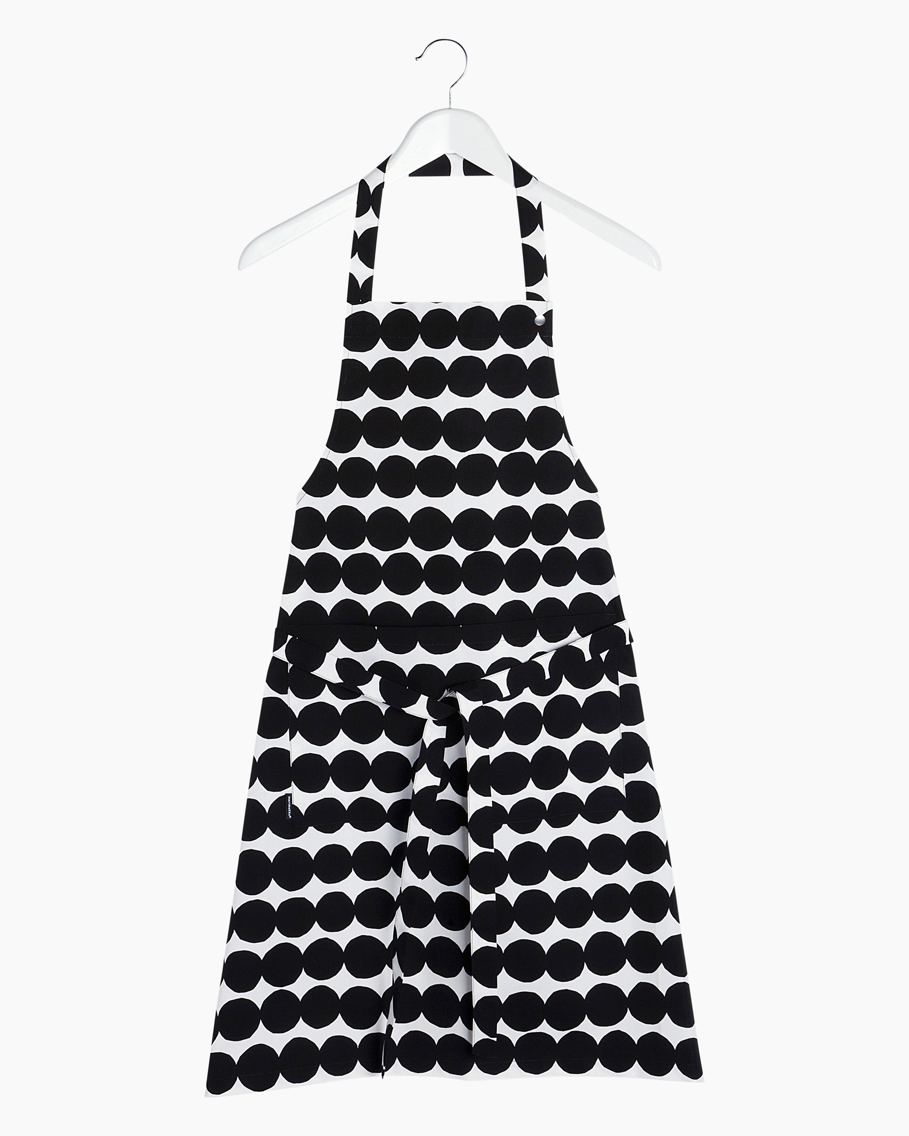 Räsymatto, Apron, white, black,