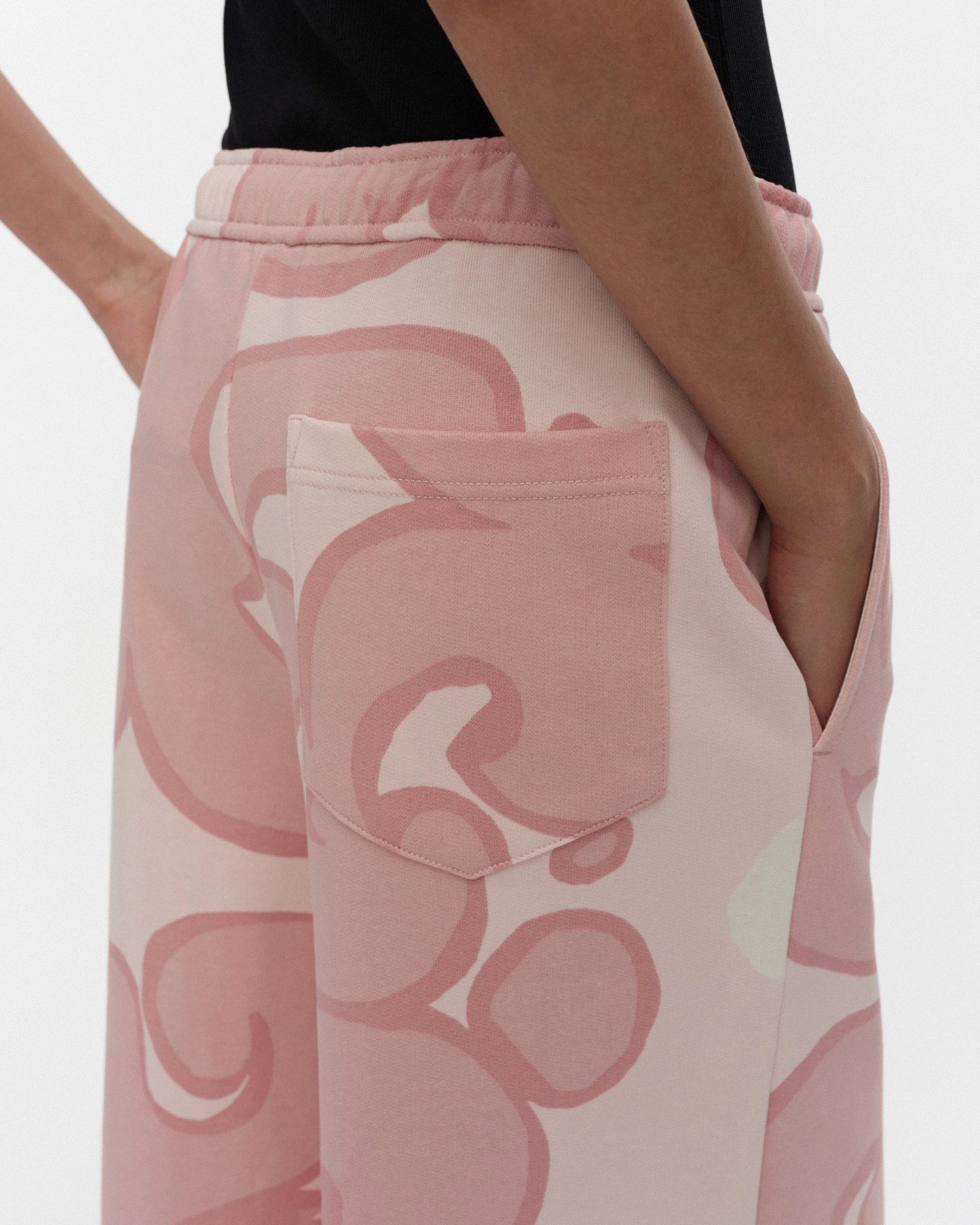 Naturaali Keidas, Kioski sweatpants, light pink, off white,