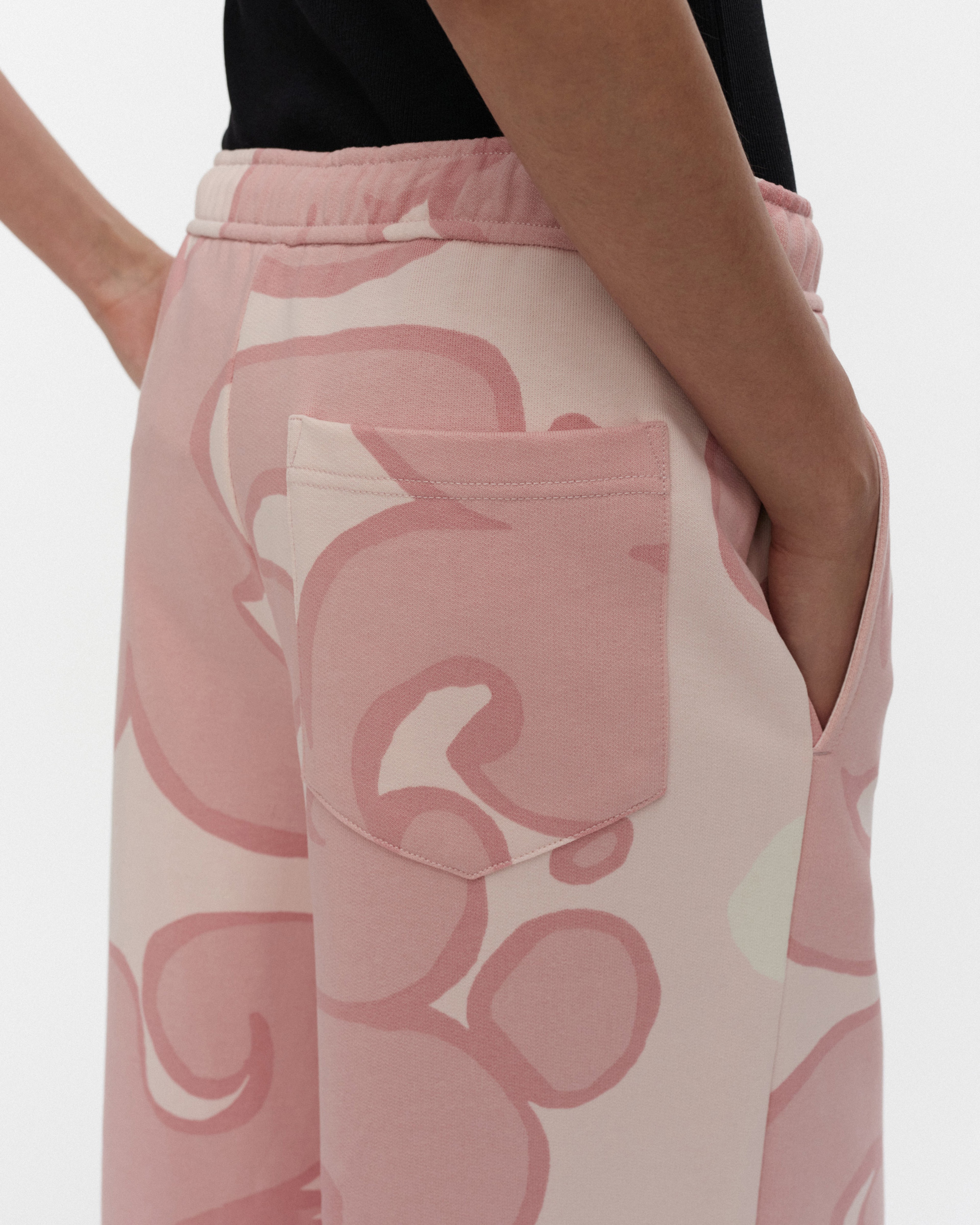 Naturaali Keidas, Kioski collegehousut, vaaleanpun., luonnonvalk.,