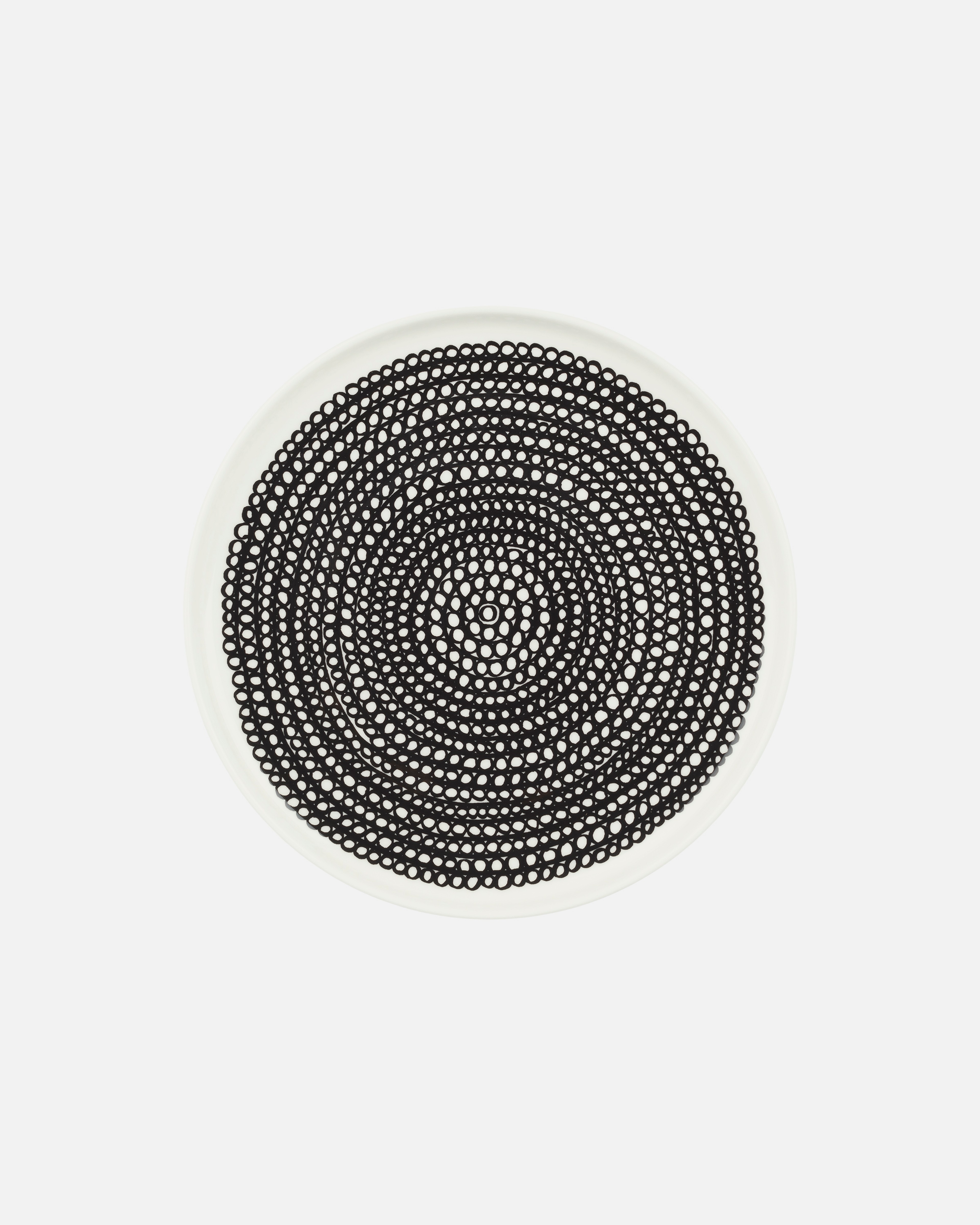 Siirtolapuutarha, Salad plate, white,black,