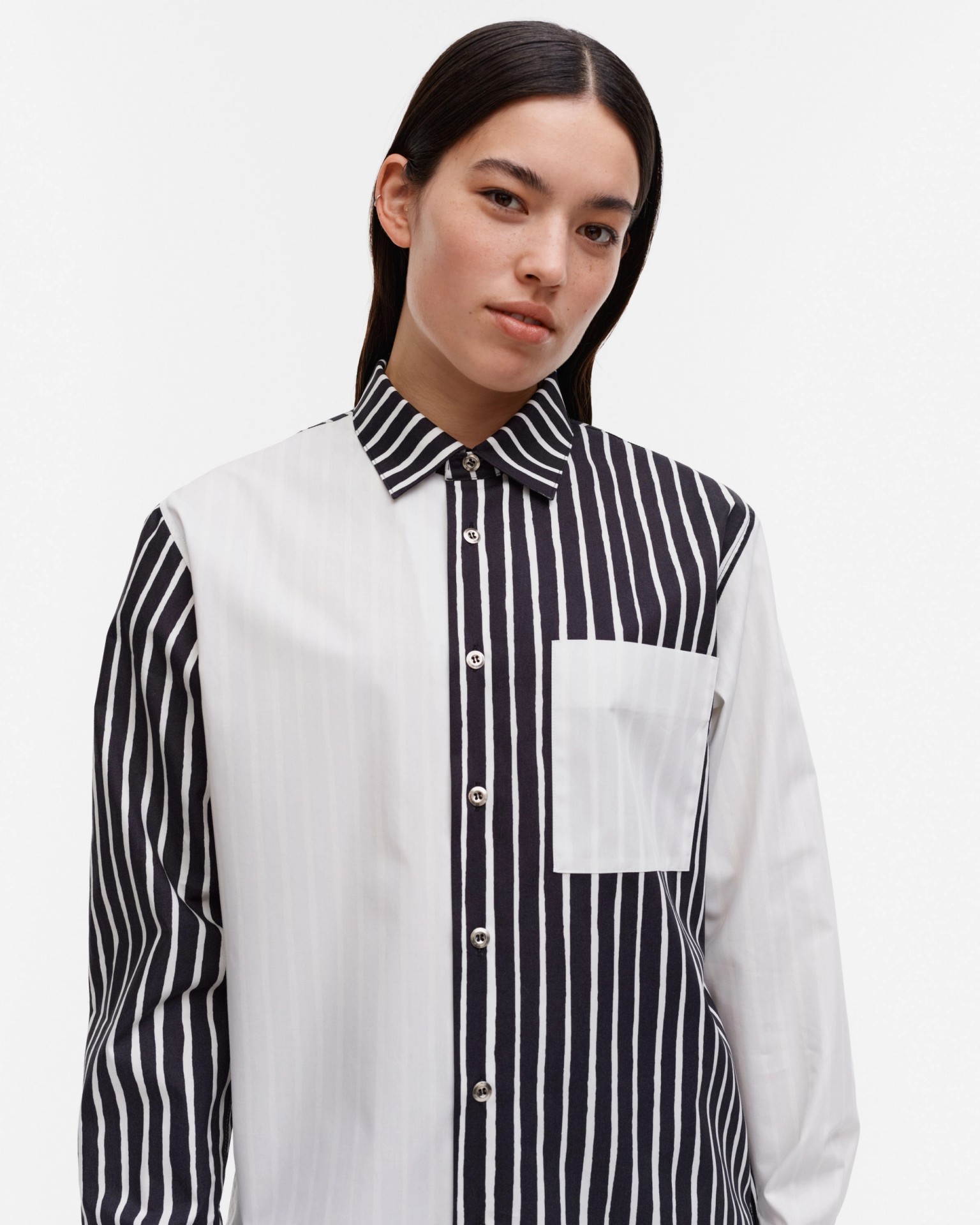Jokapoika Multi, Kioski cotton shirt, multicolor black,
