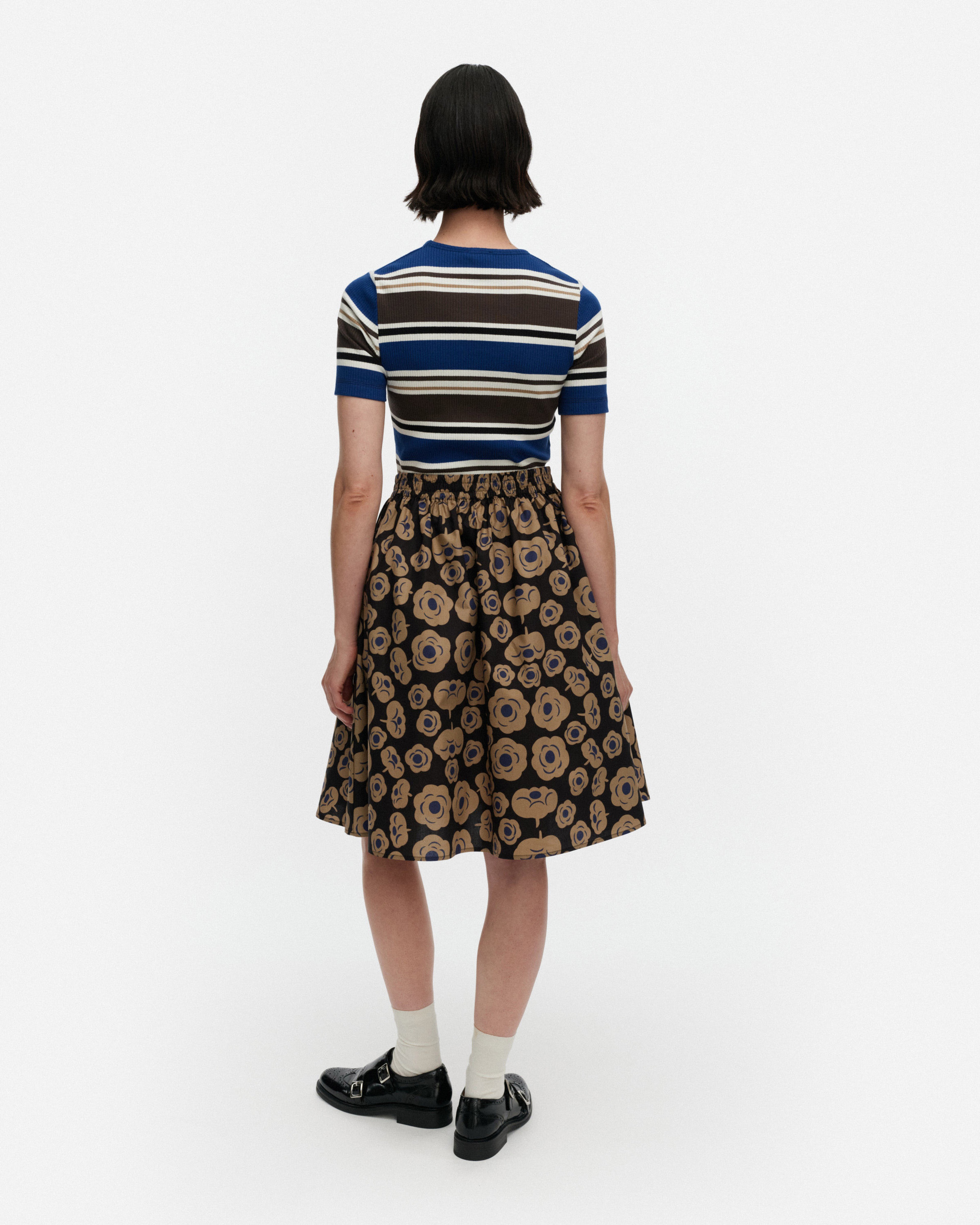 Poiminnot Tumma, Jupe, noir, beige, bleu,