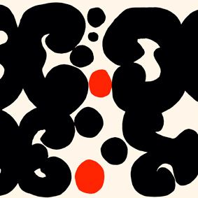 cotton, charcoal, orange red