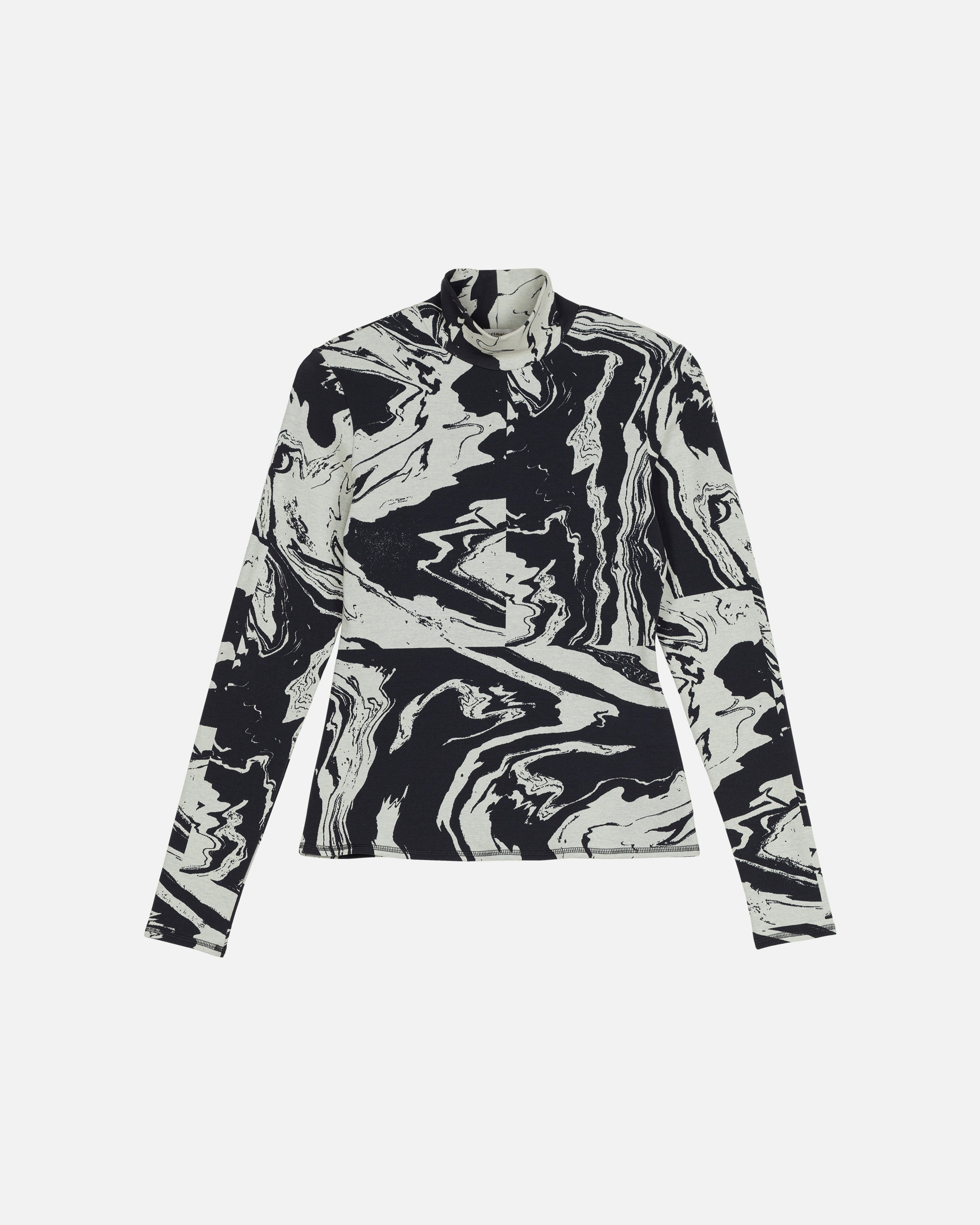 Jäkälä Marras, Turtleneck shirt, off white, black,