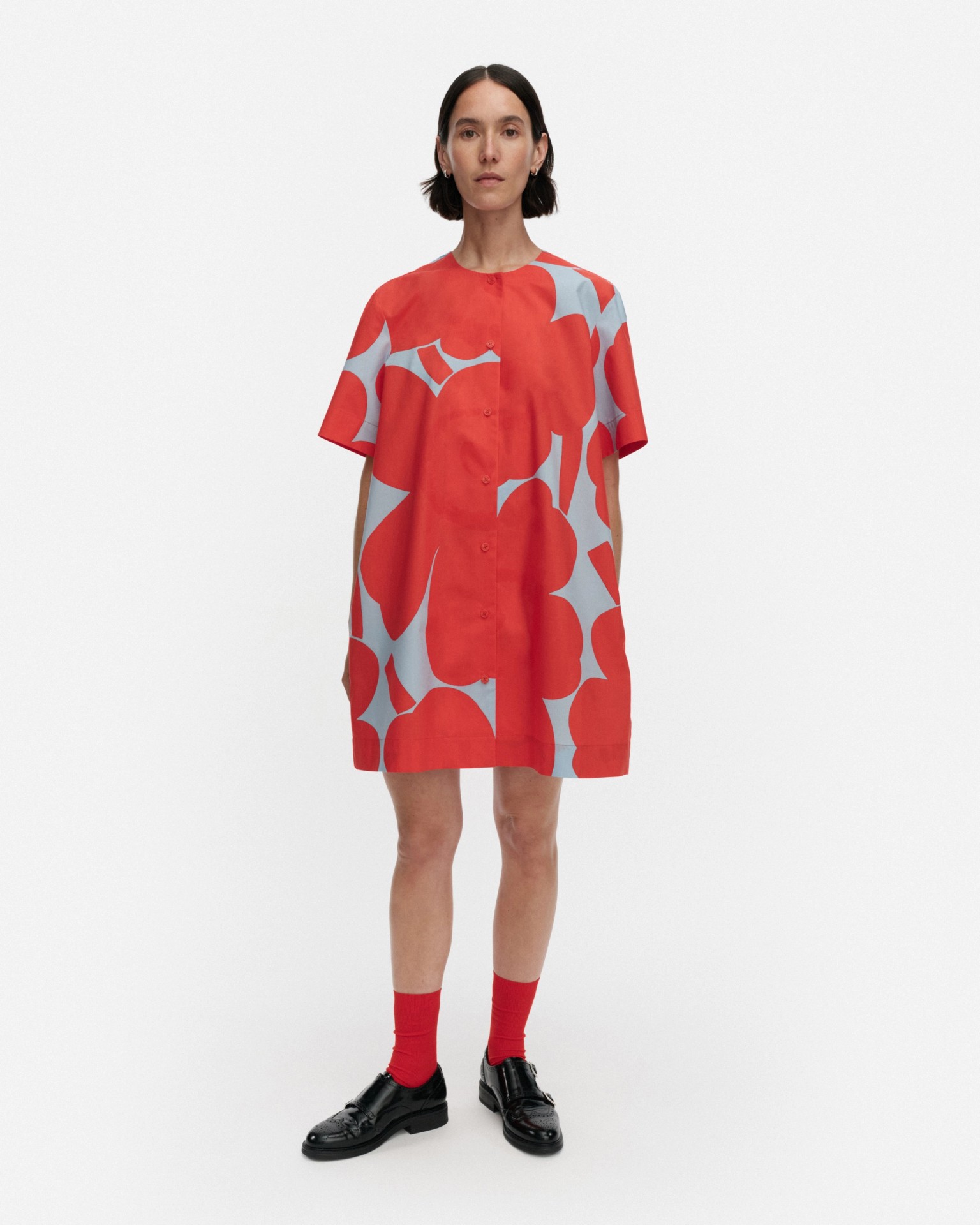 Taitavuus Unikko, Dress, red, light blue,