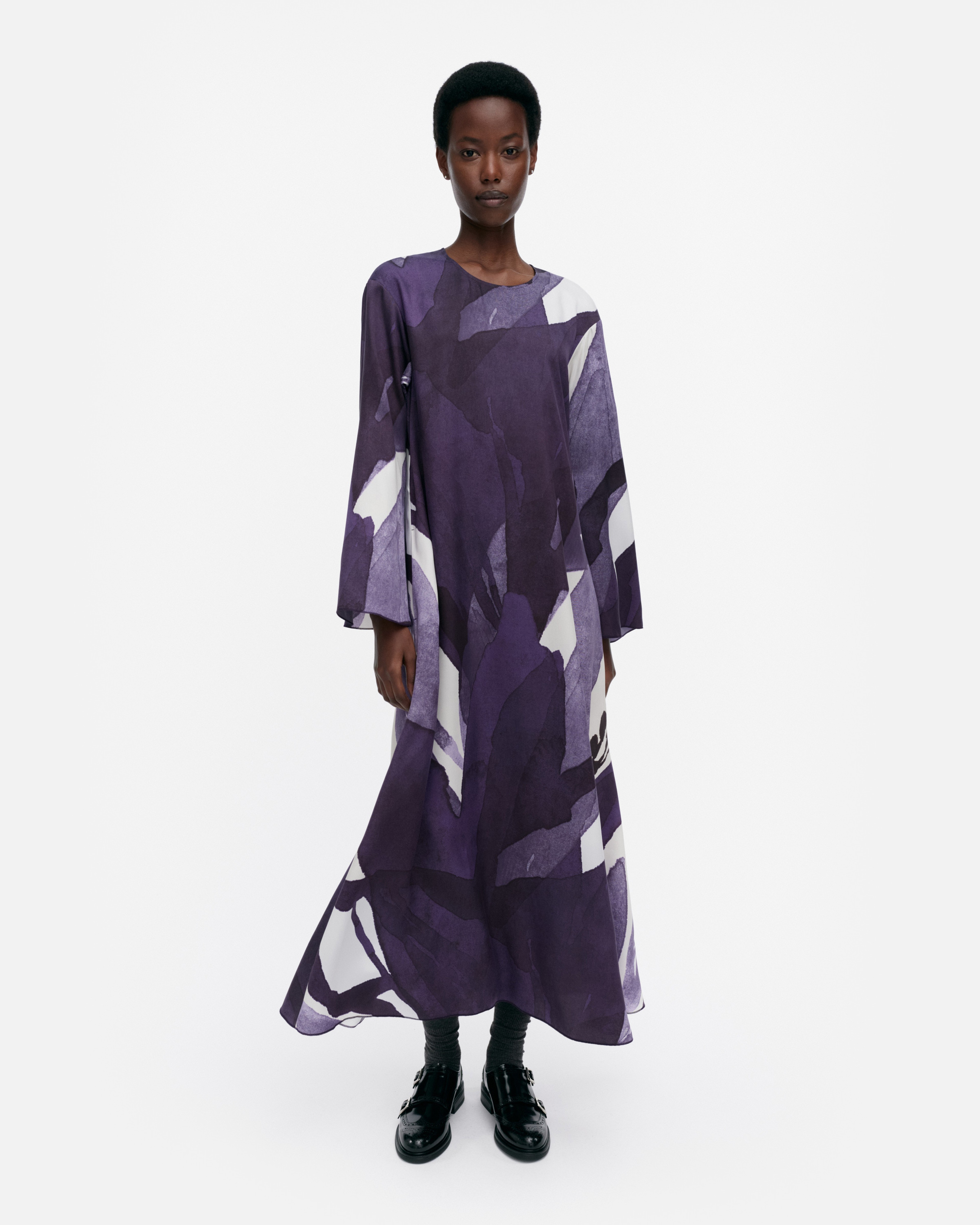 Fluidi Kylmänkukka, Dress, violet, off white,