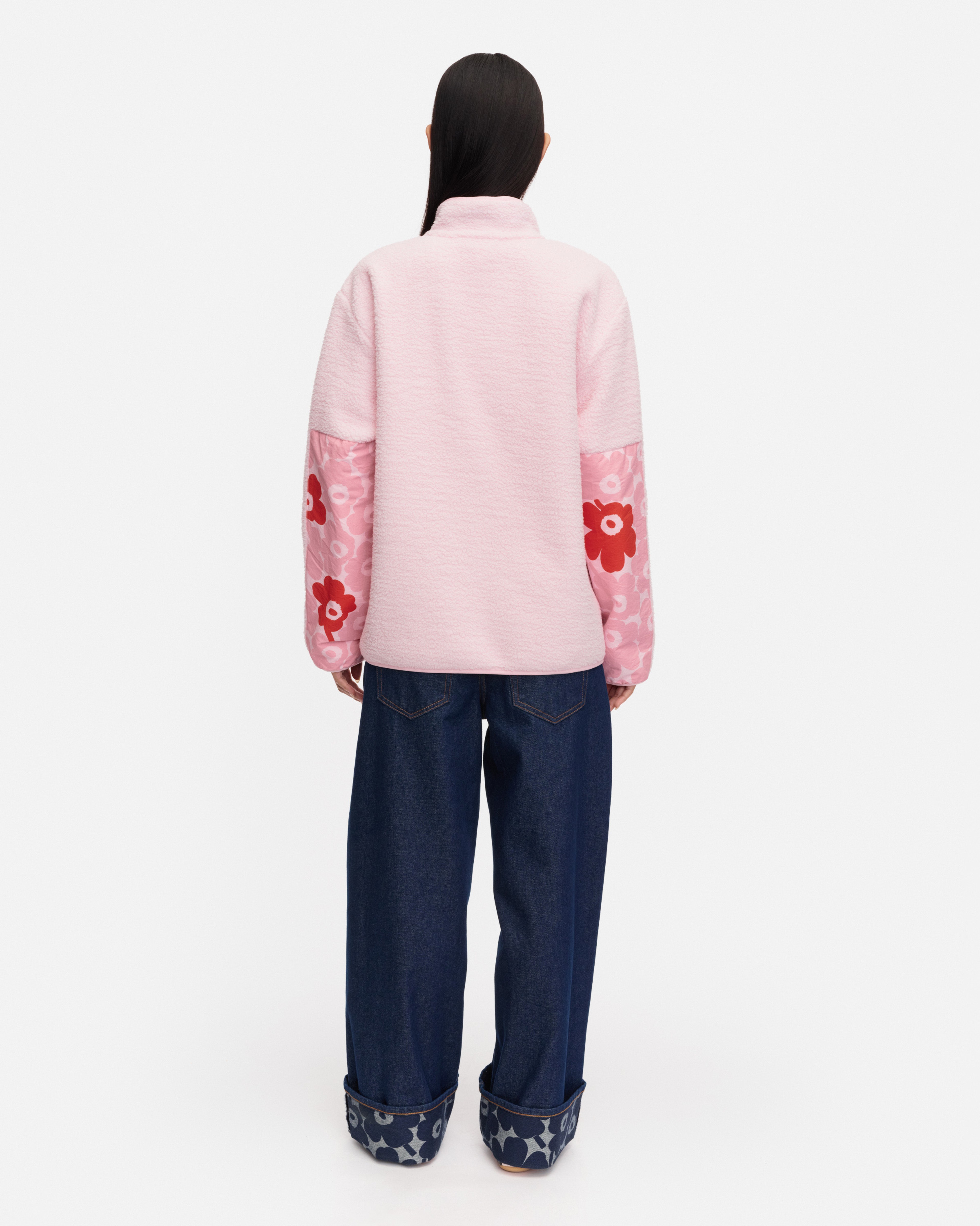 Vaellus Mini Unikko, Kioski coat, light pink, red,