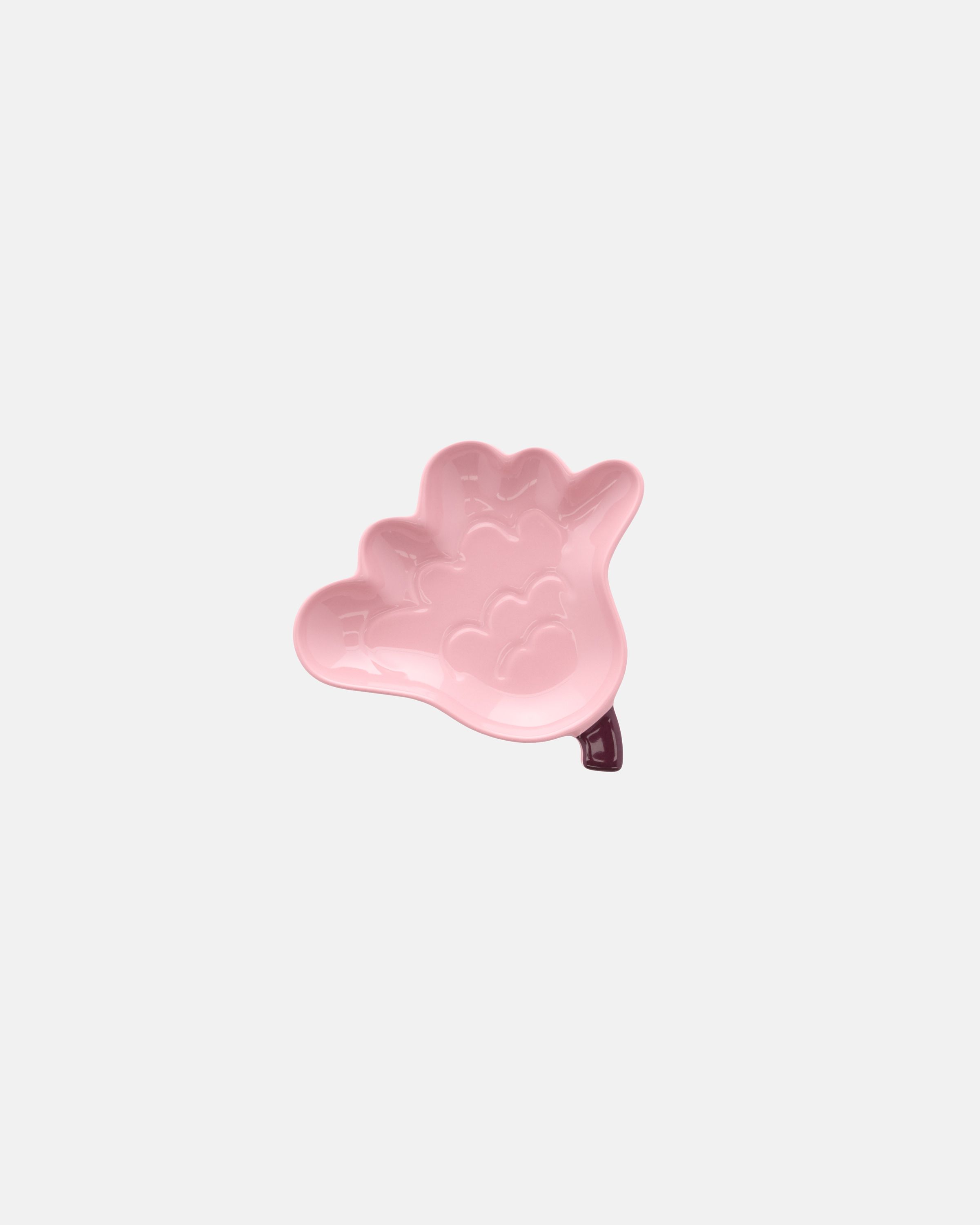 Kukasta kukkaan Small plate pink, petrol | Marimekko