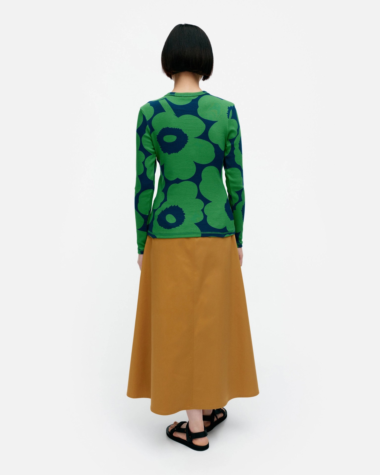 Tulva Unikko, Rib top, green, blue,