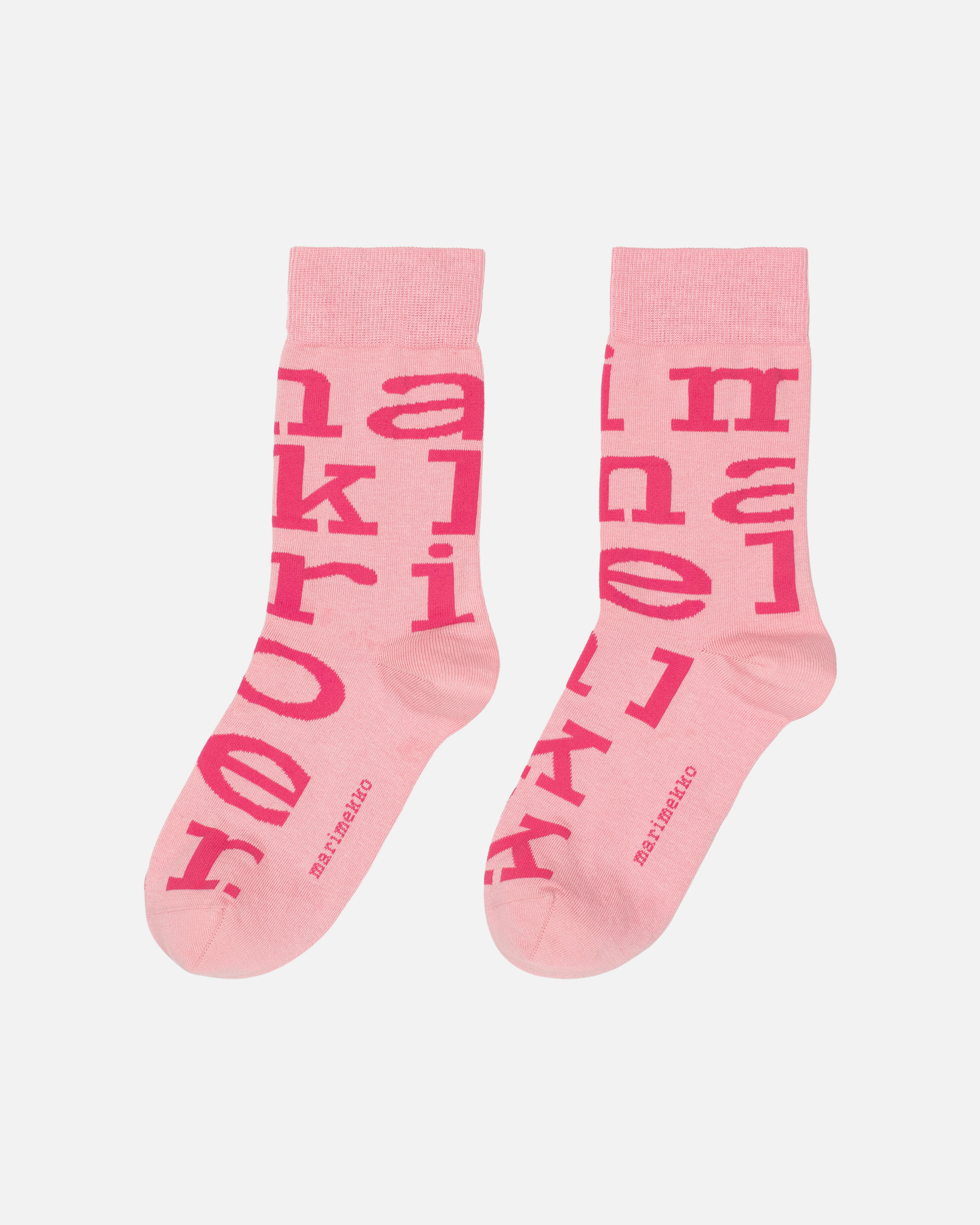 Kasvaa Iso Logo, Socks, light pink, pink,