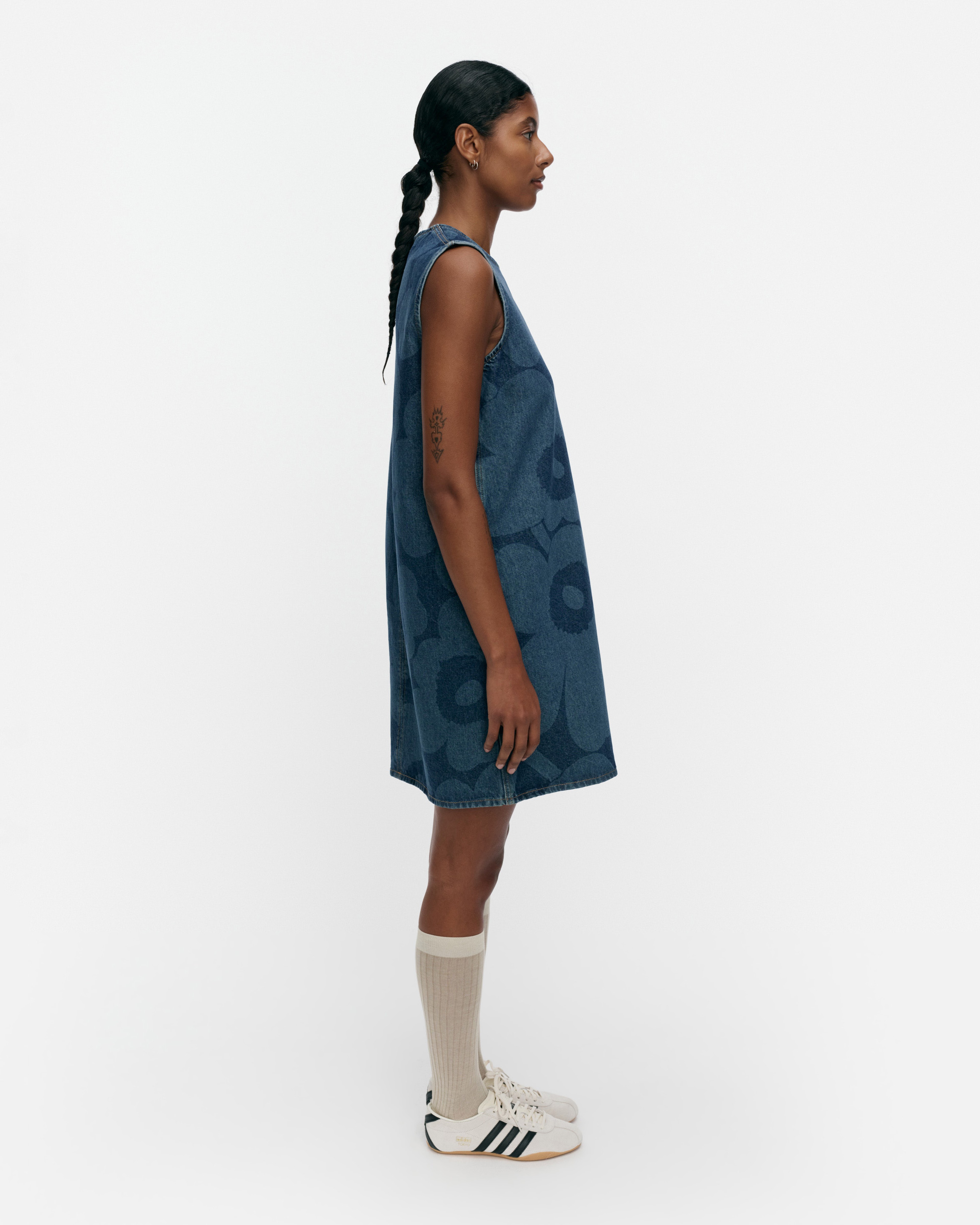 Maridenim Somasti Unikko, Denim dress, mid indigo,