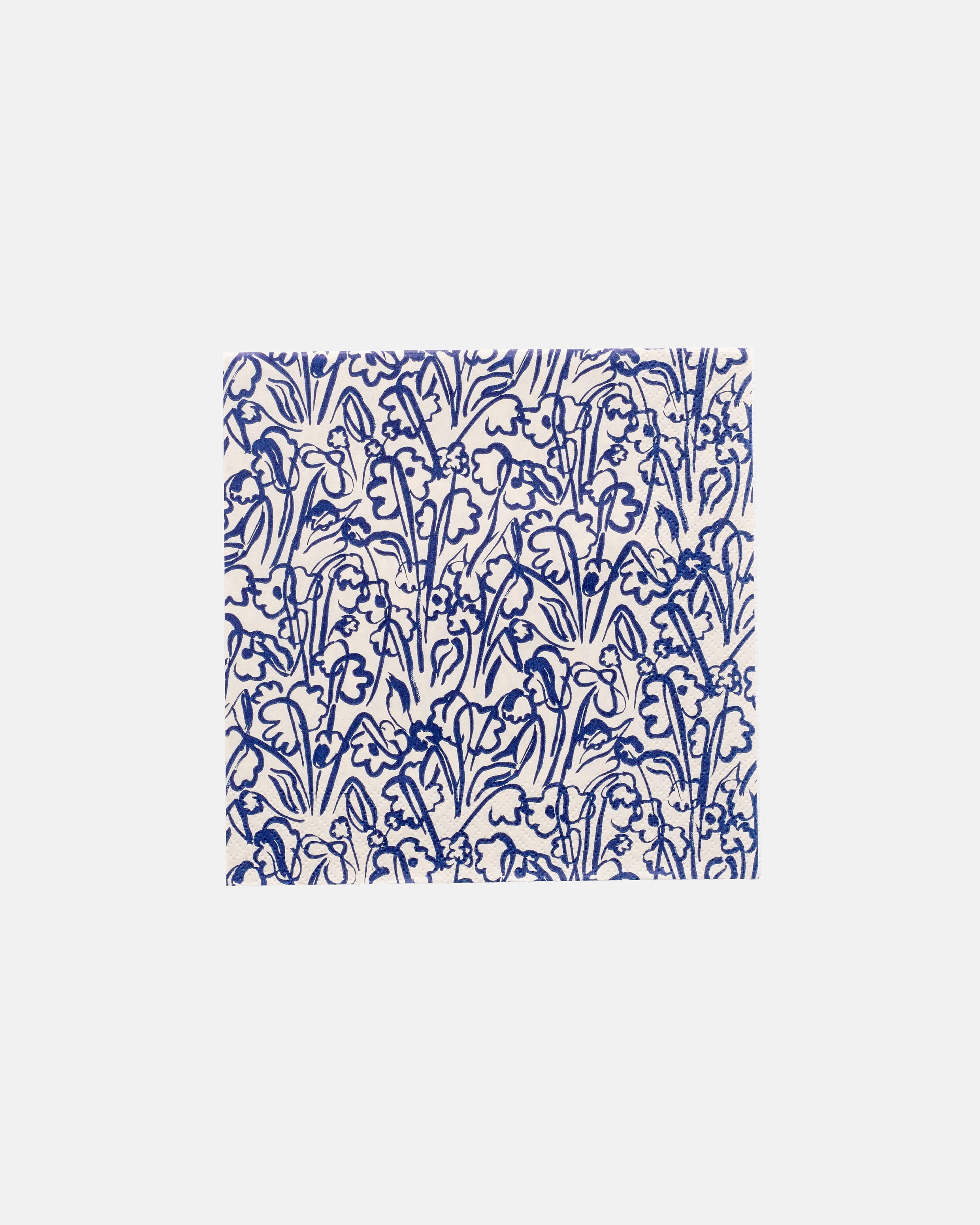 Ensikukat, Paperilautasliina 33x33 cm, puuvilla, laivastonsininen,