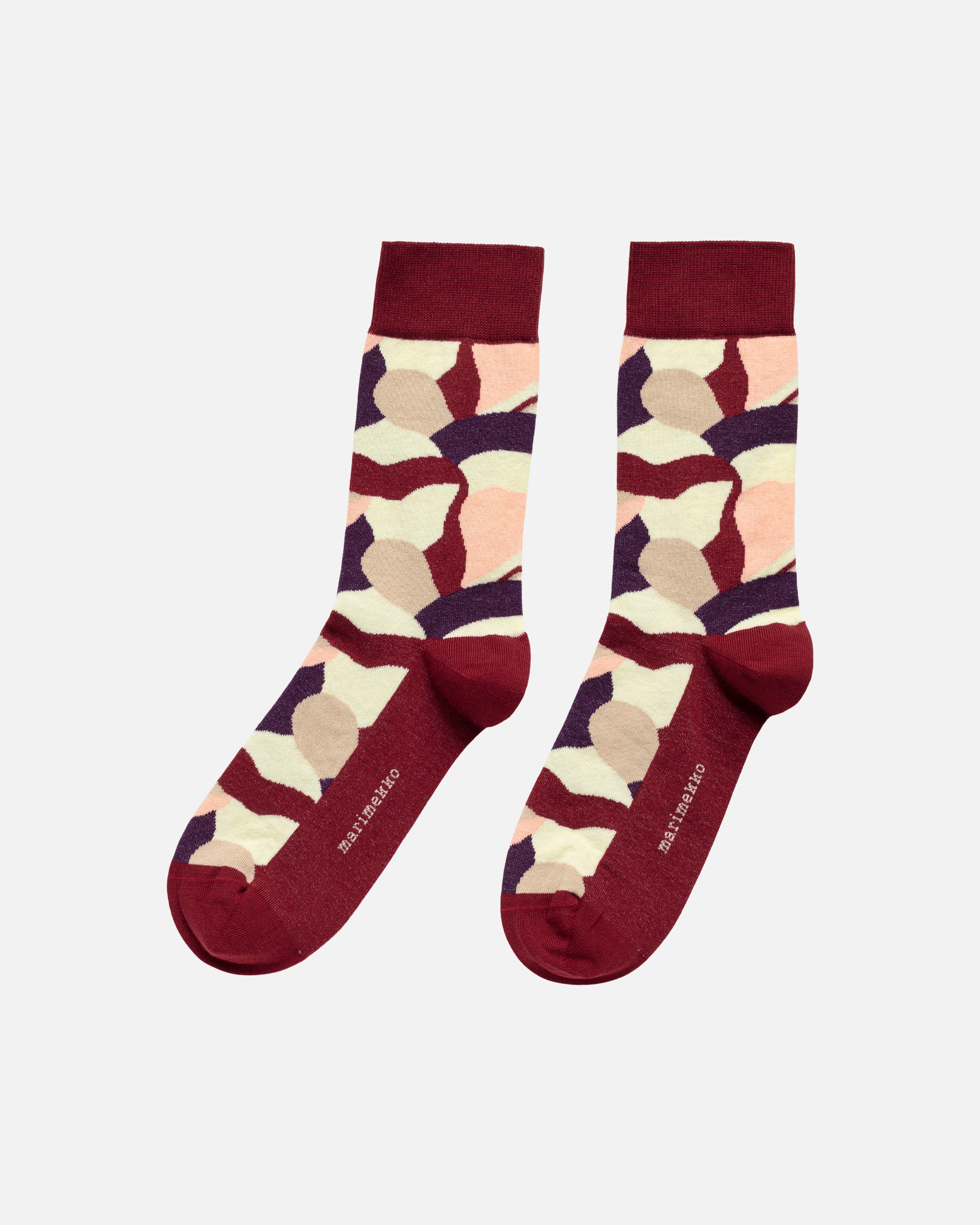 Kasvaa Kamelia, Socks, wine red, pink, yellow,