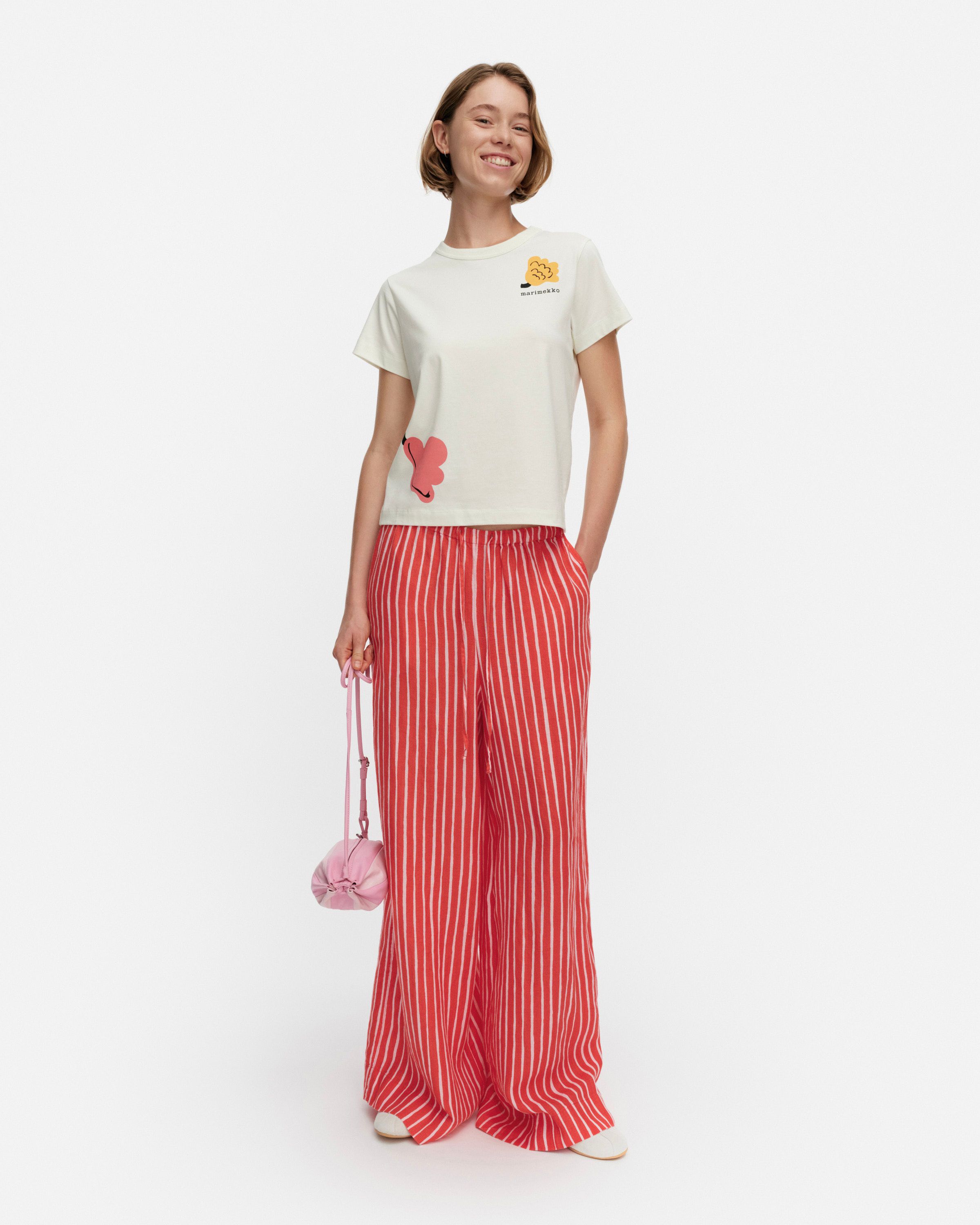 marimekko ピサロイ トップス マリメッコ marimekko *Pisaroi ピサロイ カットソーワンピース*XS
