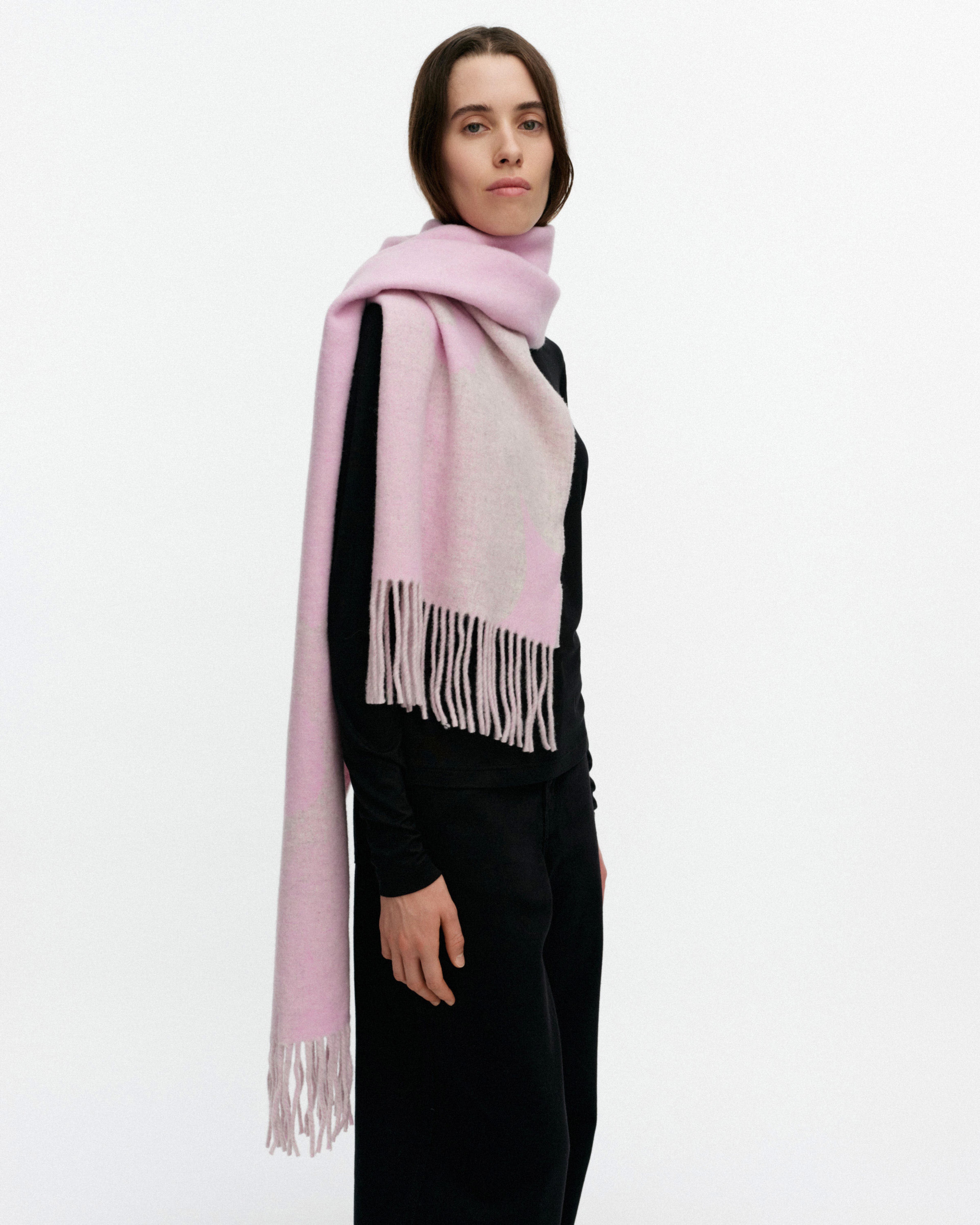 Onnekas Unikko, Kioski scarf, light pink,