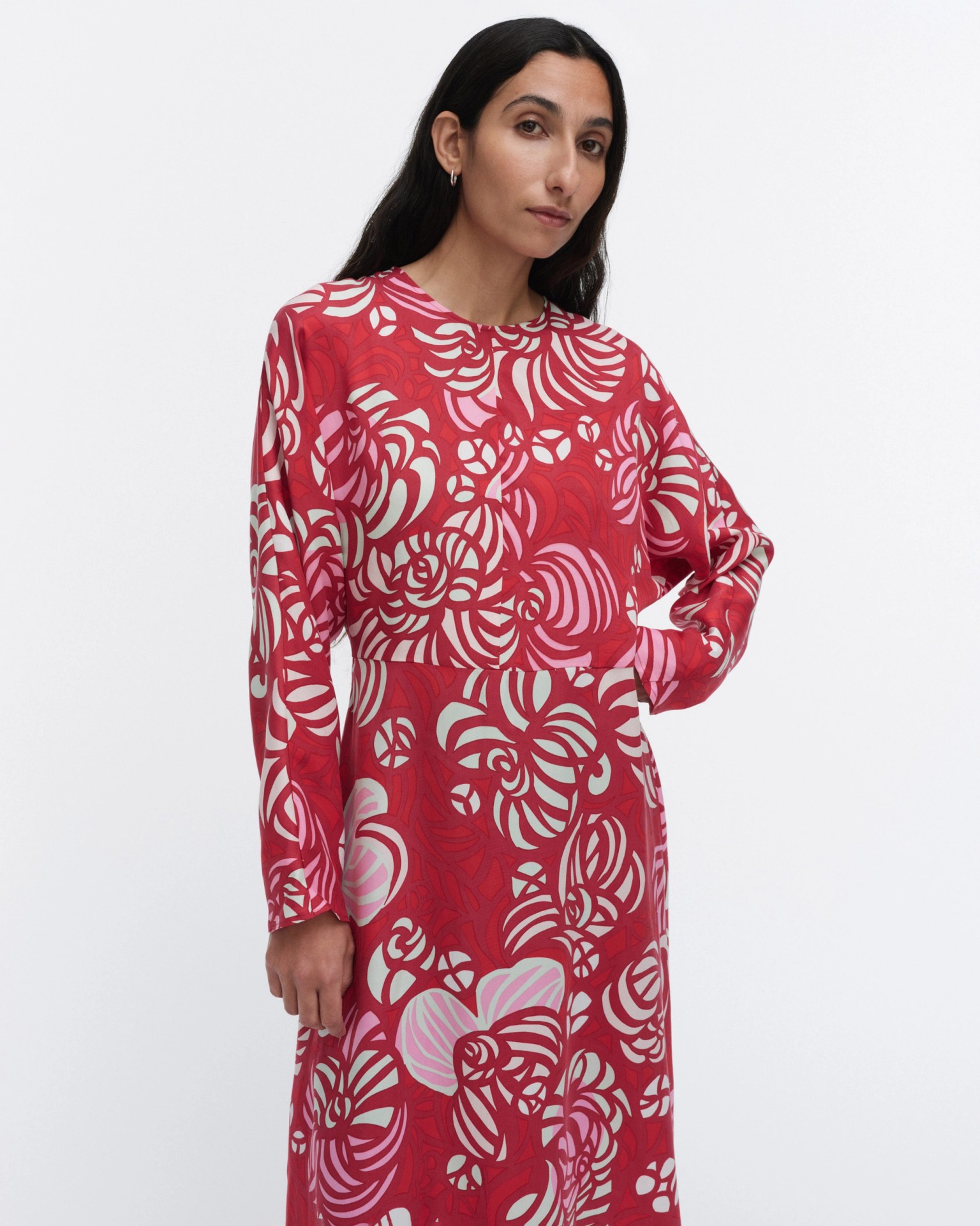 Rytmi Torstai, Dress, red, light turquoise, pink,