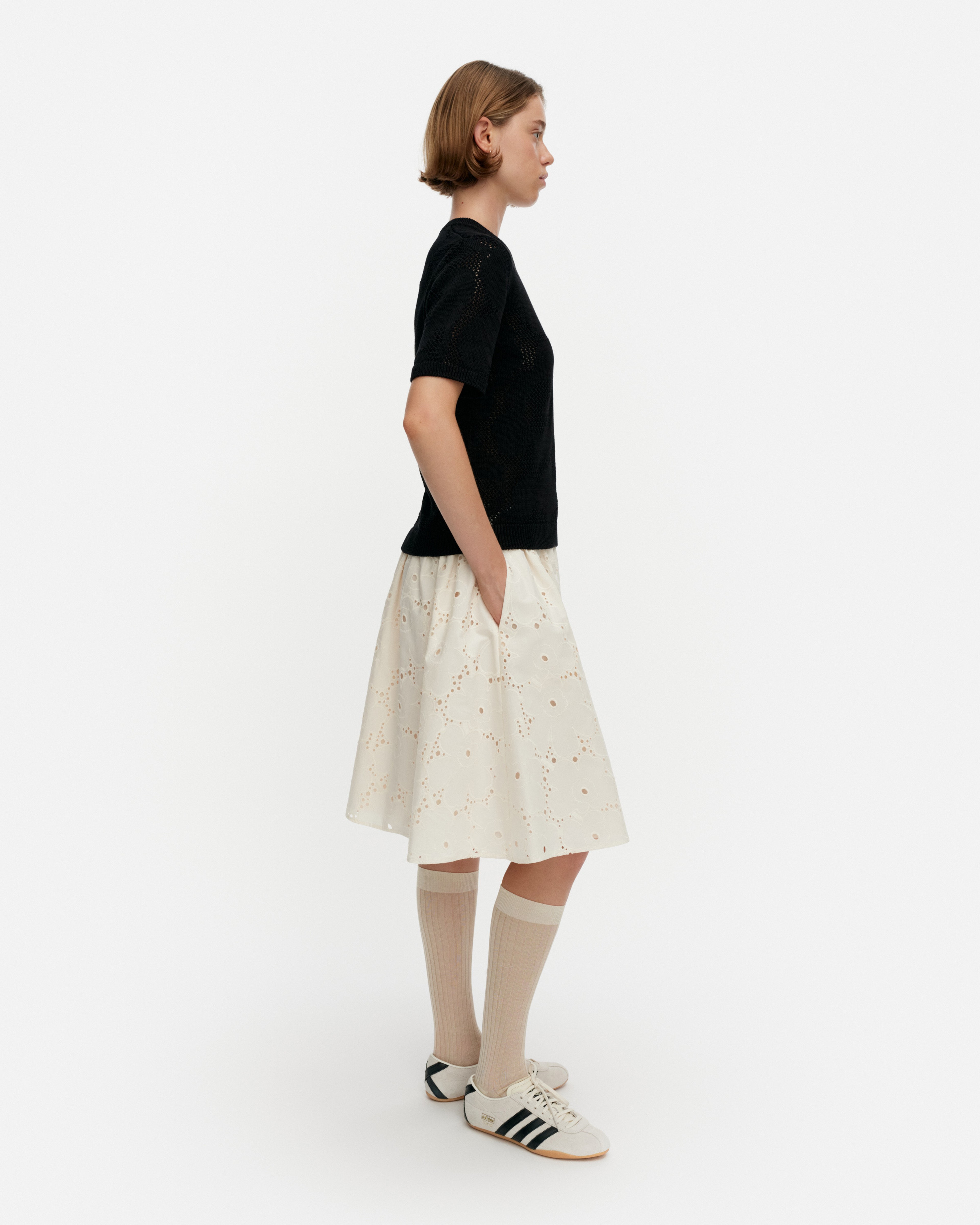 Sommittelu Unikko, Skirt, off white,