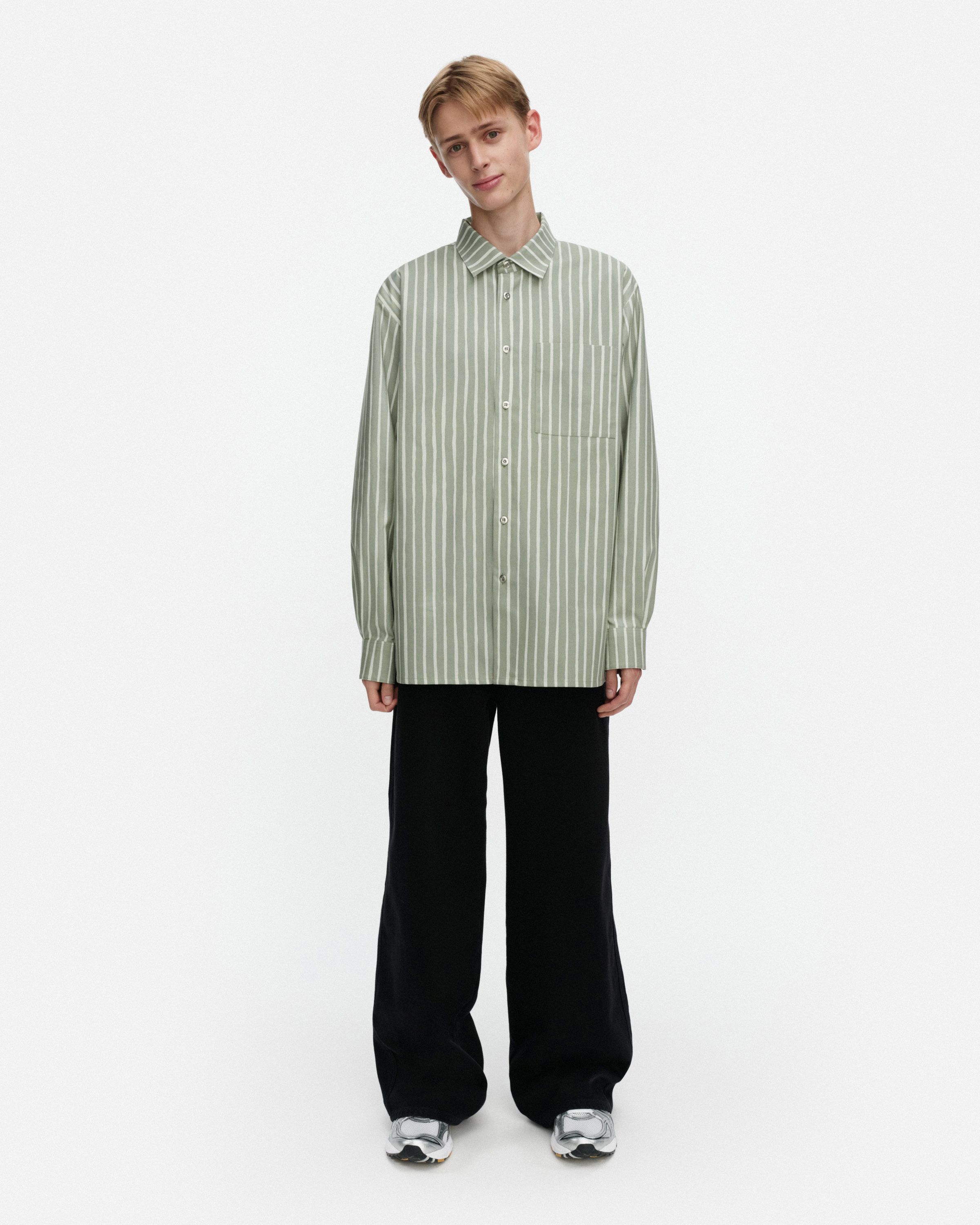 Jokapoika Kioski cotton shirt | Marimekko