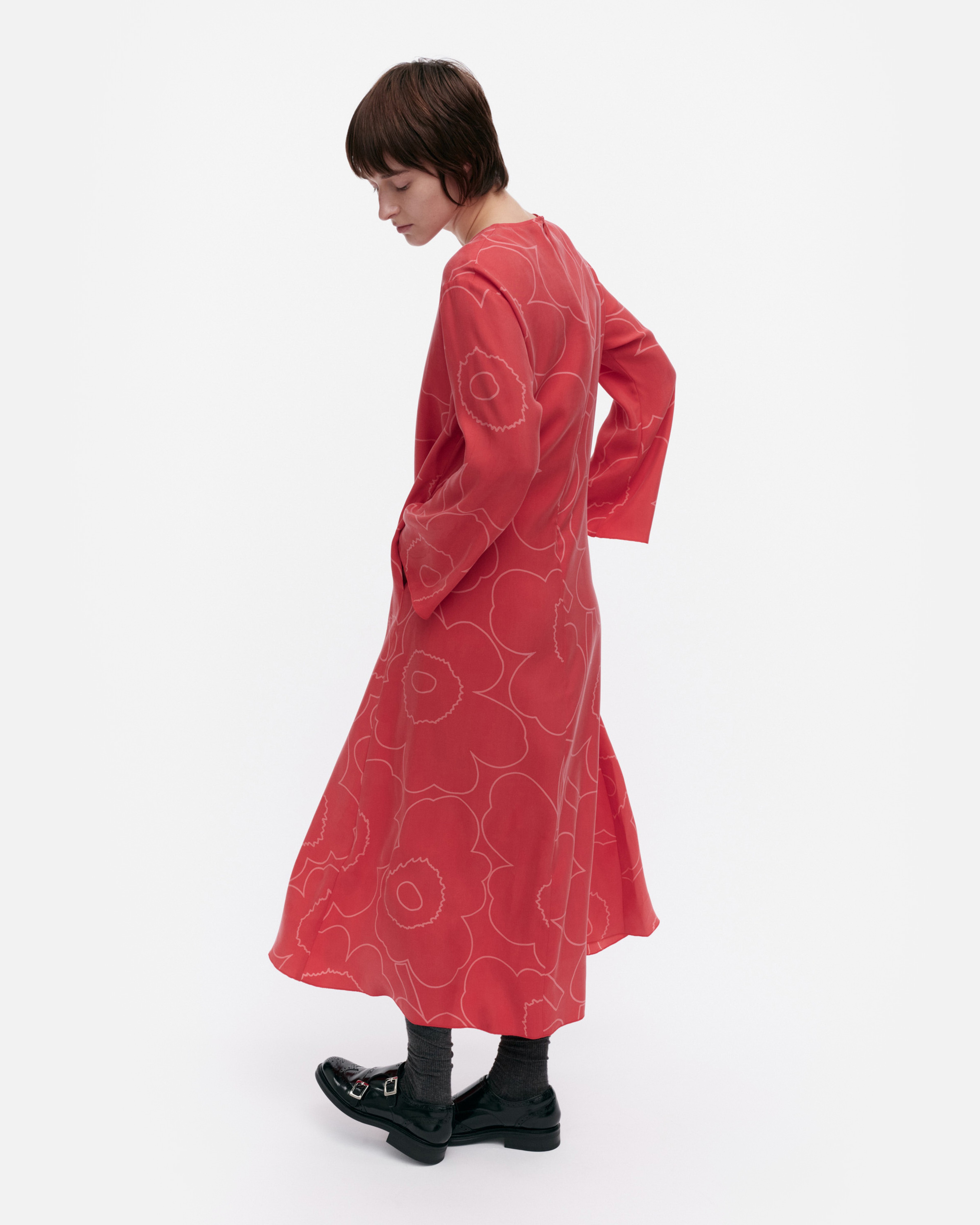 Fluidi Piirto Unikko, Dress, red, red,