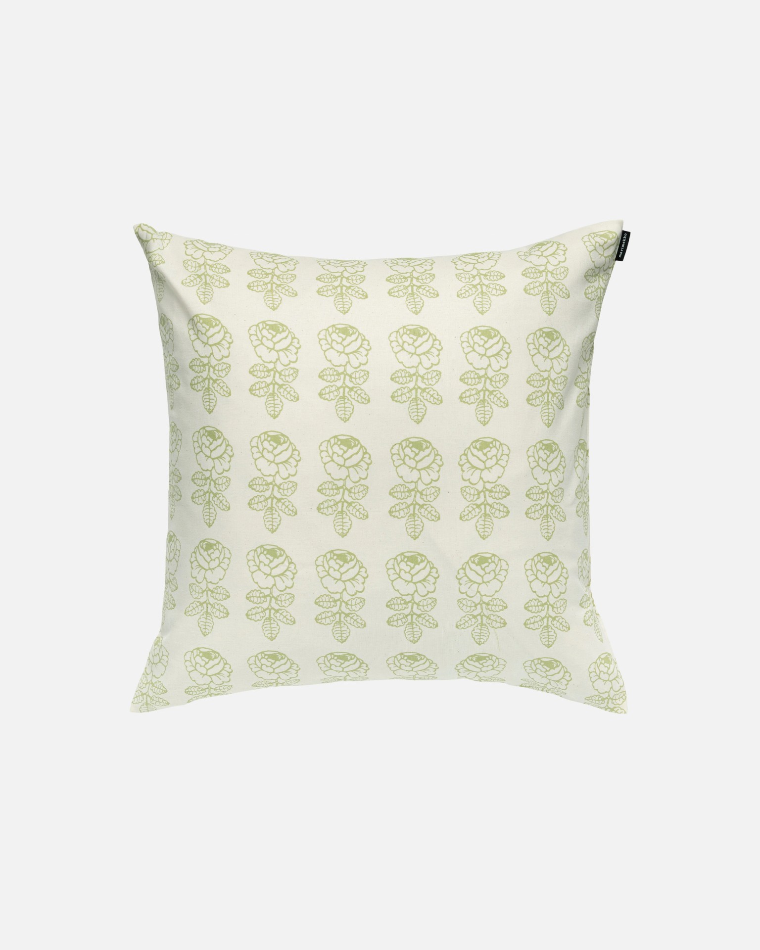 Vihkiruusu, Pillow cover, cotton, sage,