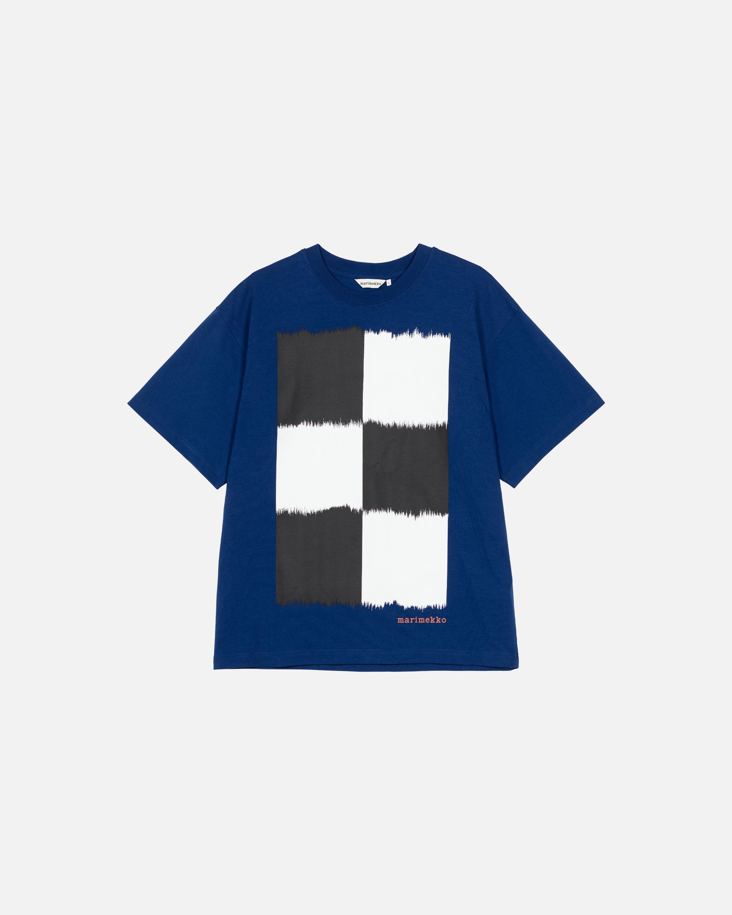 【2025SS】マリメッコ/ Nopeus Ostjakki Placment Tシャツ Nopeus Ostjakki Placment Kioski shirt | Marimekko