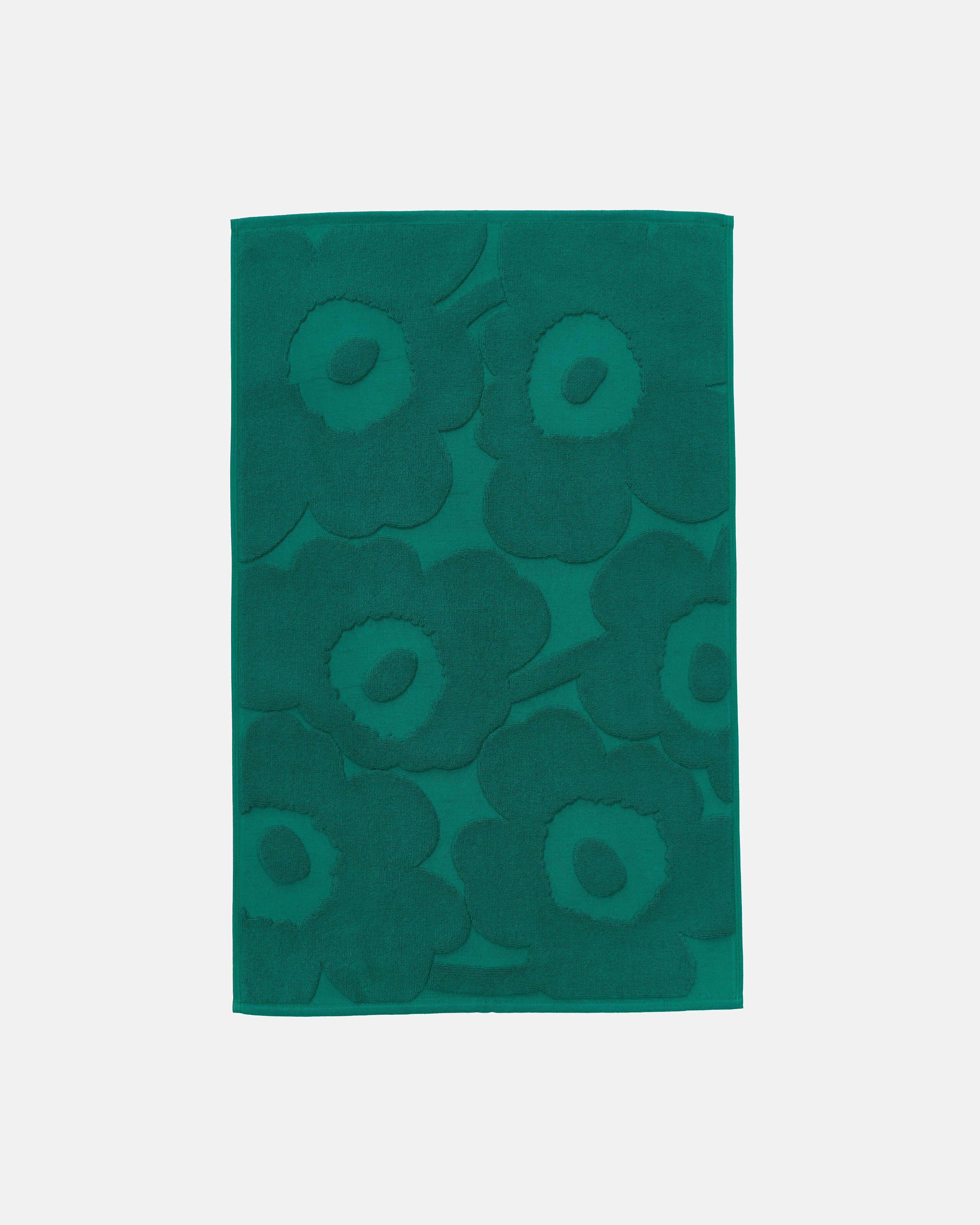 Unikko Bath mat 50x80 cm emerald | Marimekko