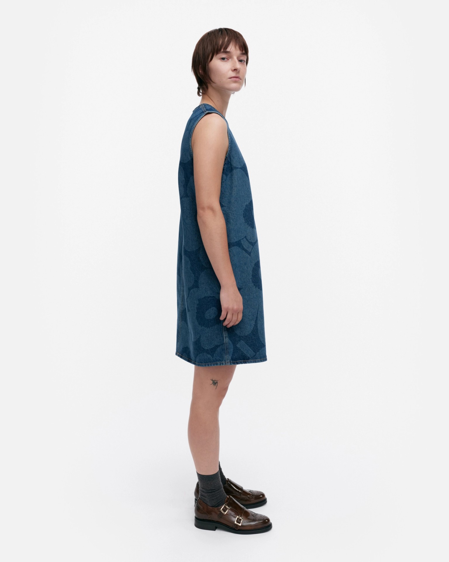 Maridenim Somasti Unikko, Denim dress, mid indigo,