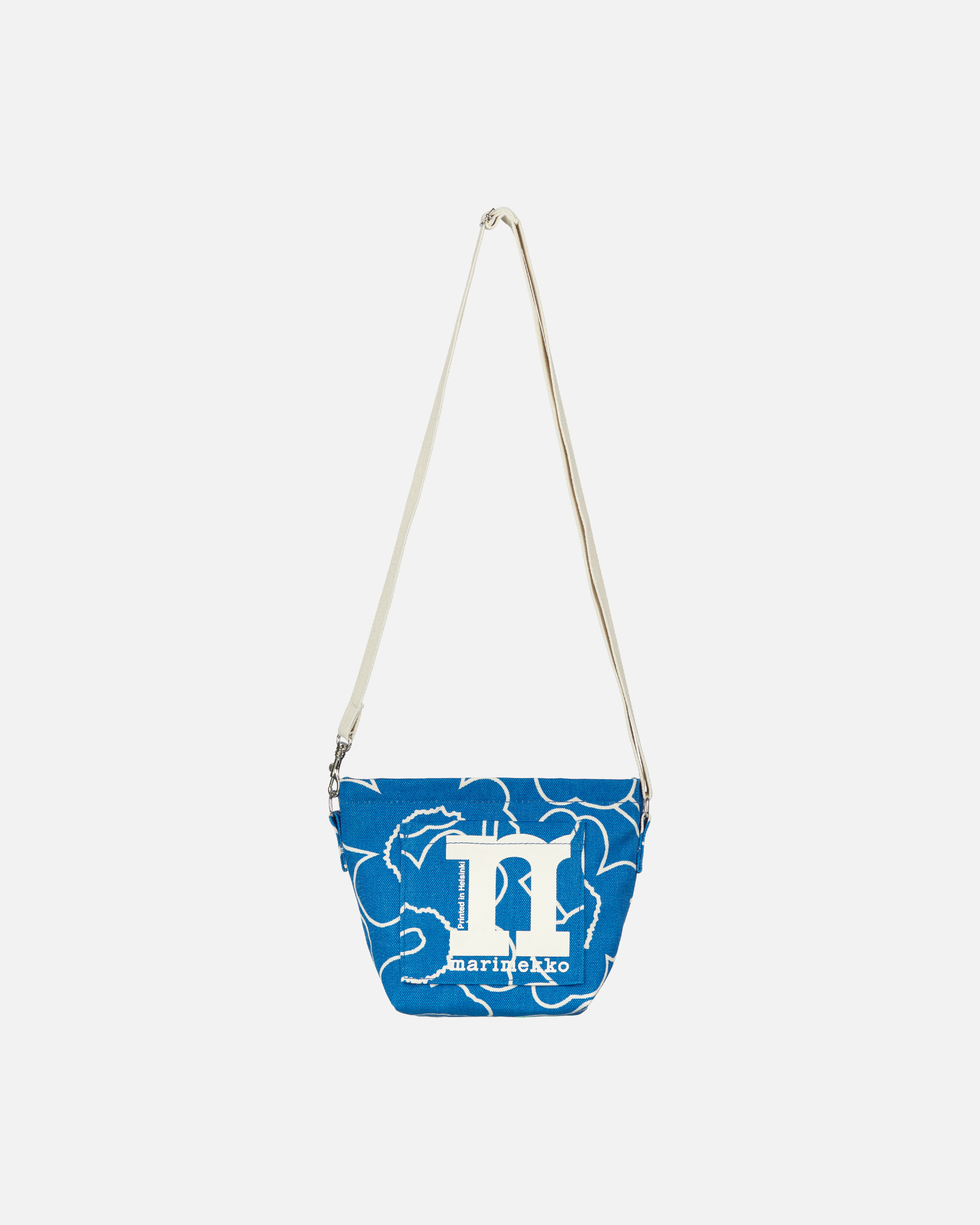 Mono Mini Crossbody Piirto Unikko, Shoulder bag, blue, off white,