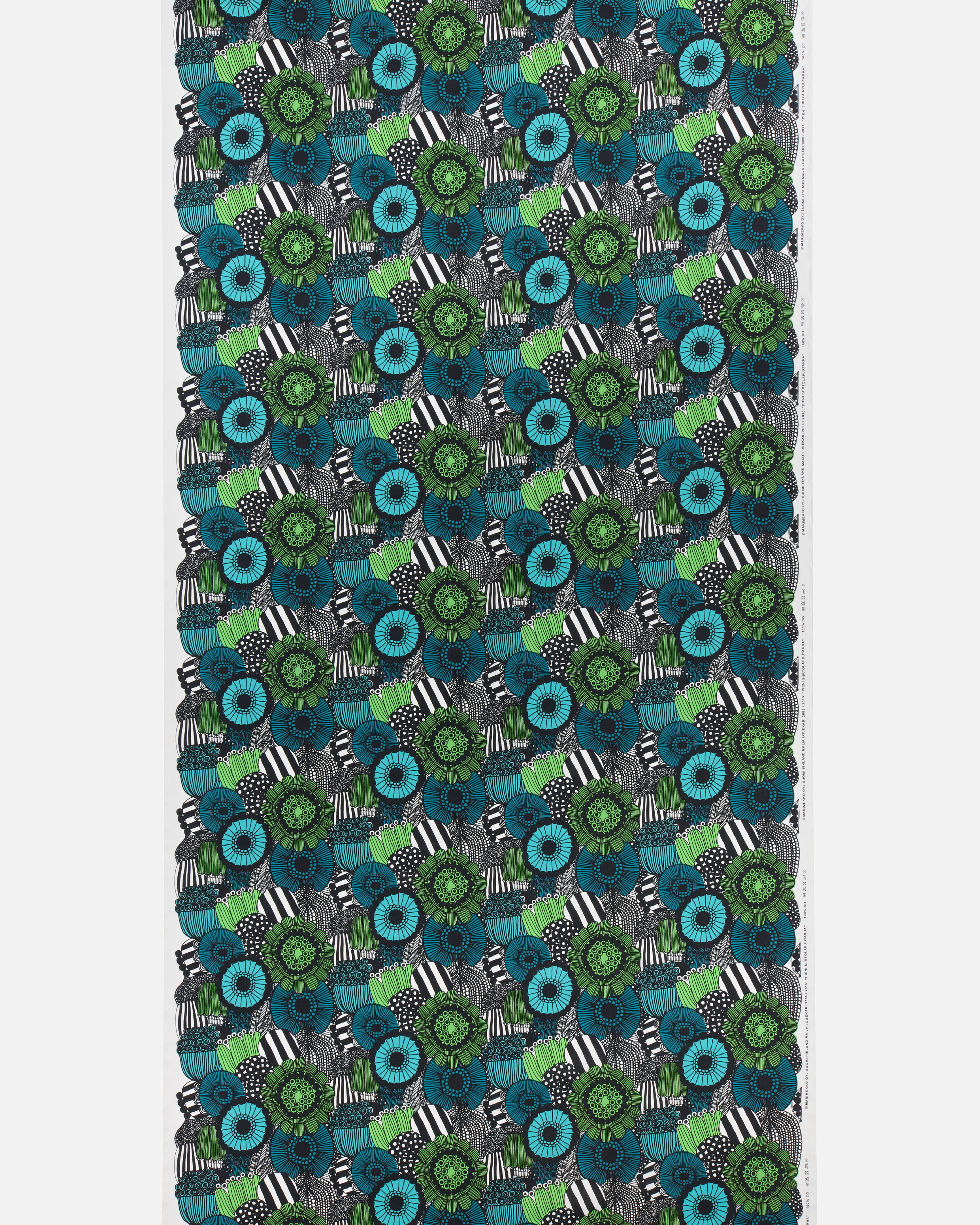 Pieni Siirtolapuutarha Cotton fabric