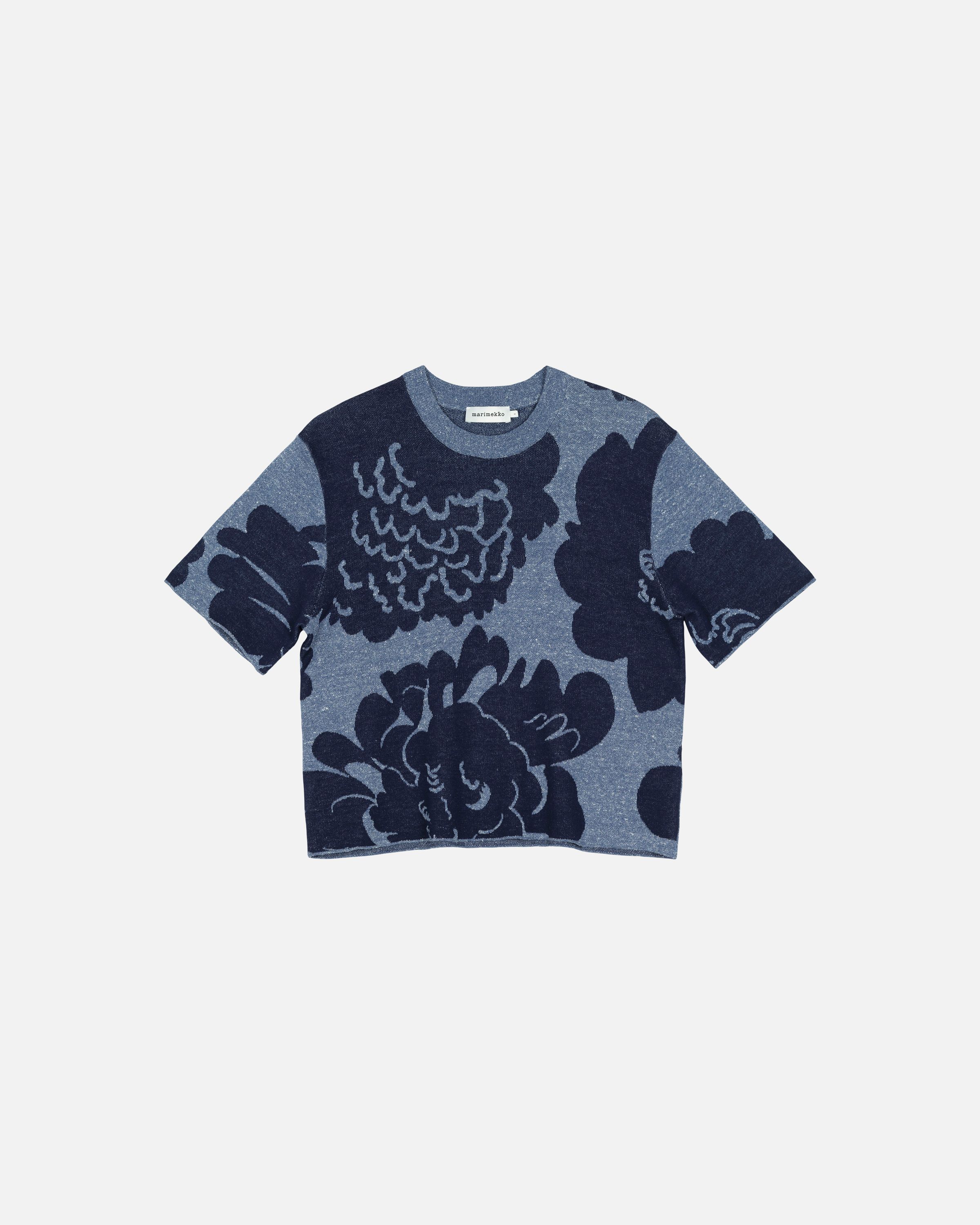 marimekko - Suloinen Pioni ニット Tシャツ Suloinen Pioni Knitted shirt | Marimekko
