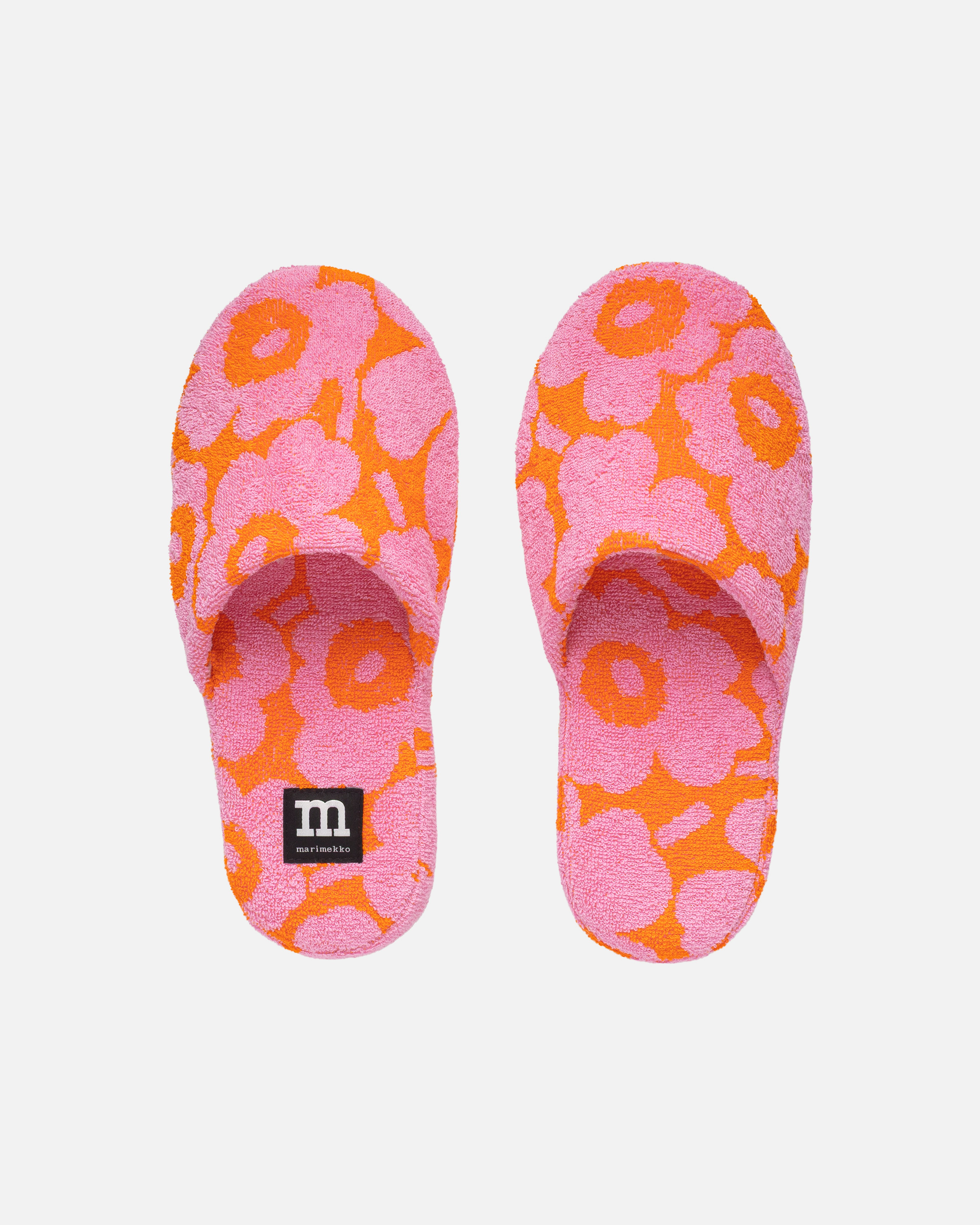 Pieni Unikko, Slippers, orange, pink,